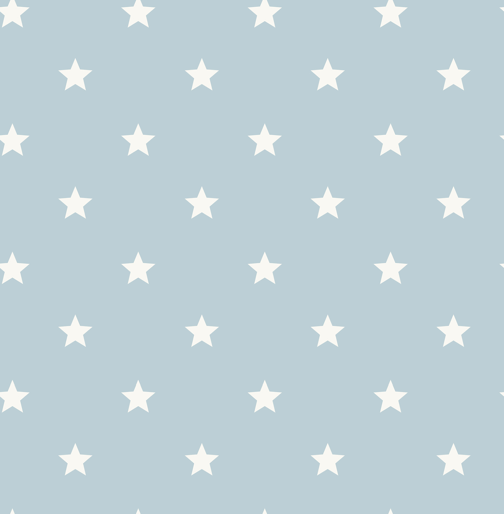 Starry Motif Light Blue Geometric Wallpaper