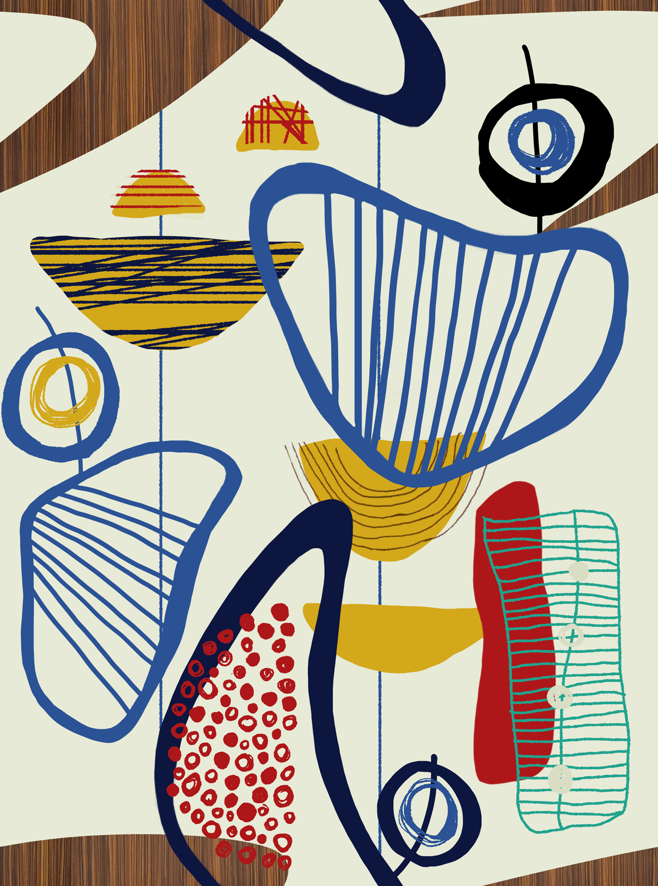 SUSPENDED FORMS Taupe