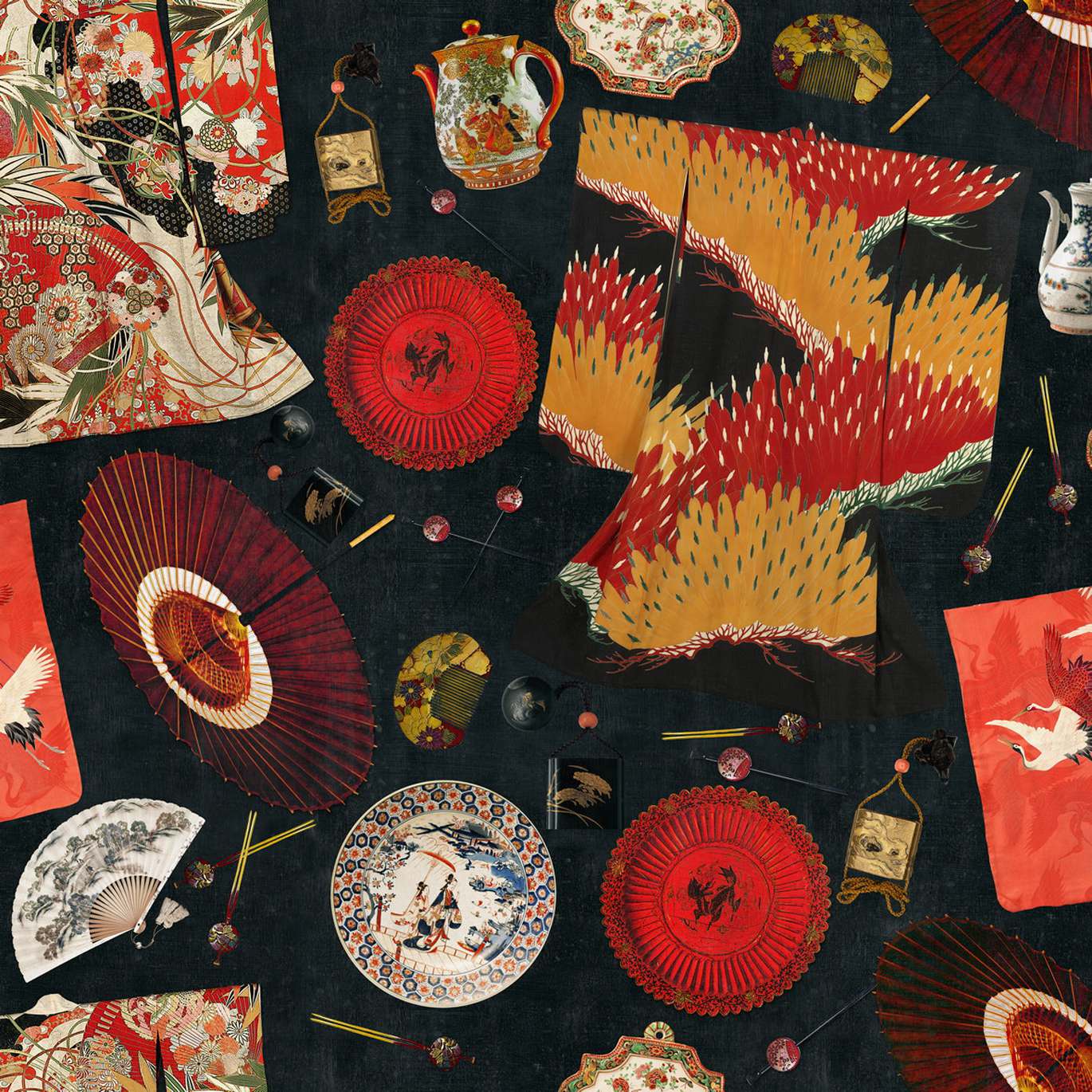 MEMOIRS OF A GHEISHA Red, Yellow, Black