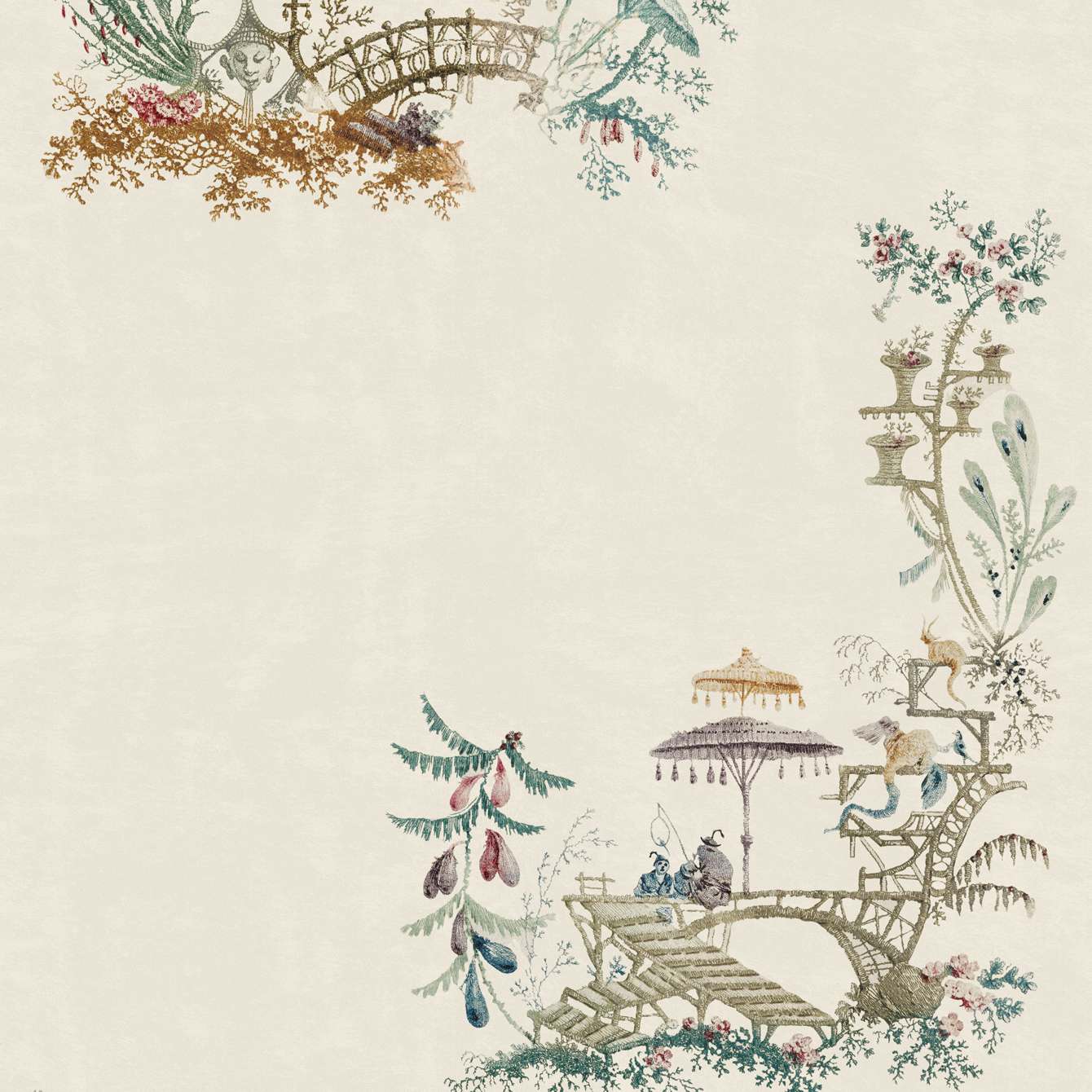 CHINOSERIE Coconut Taupe