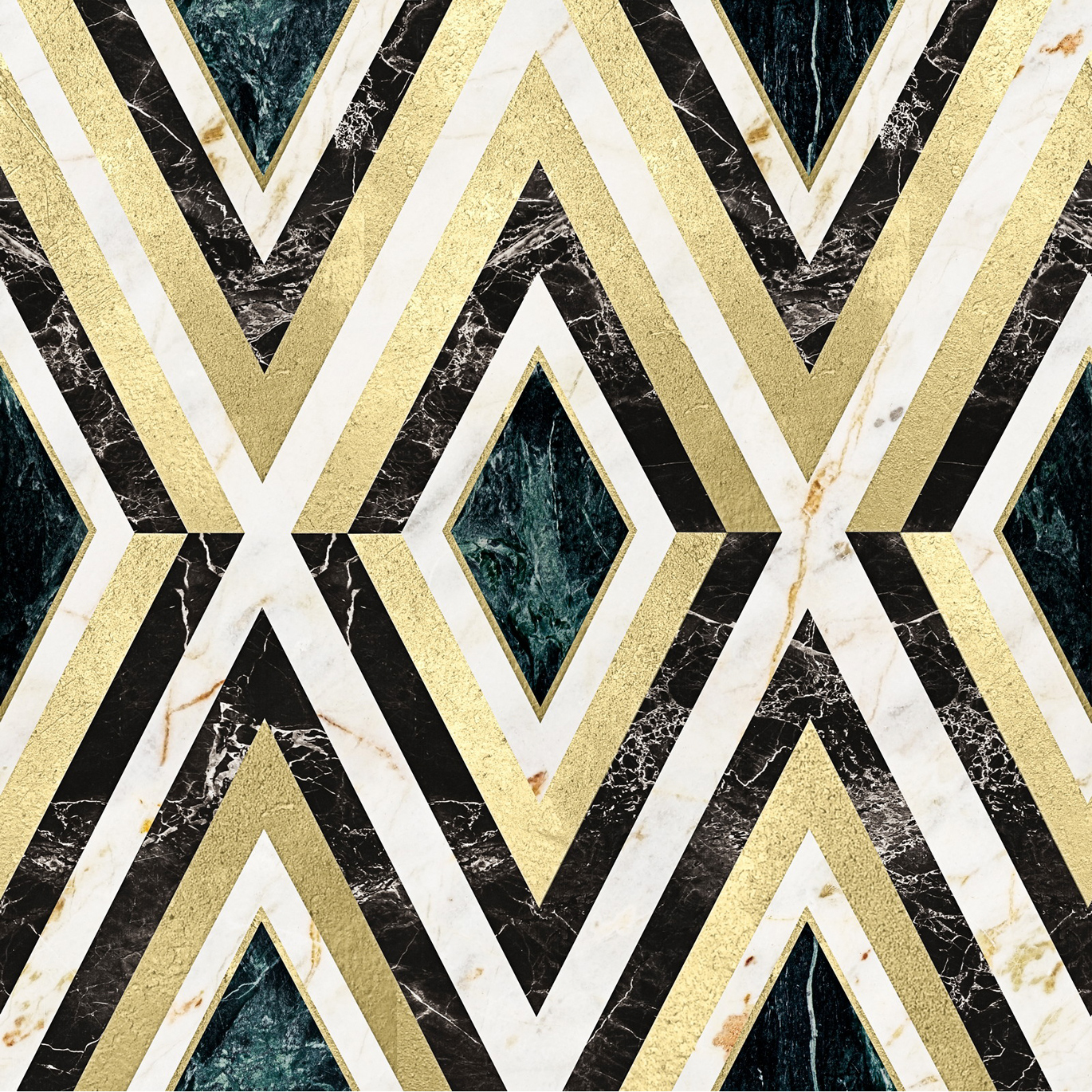 Diamonds in Brass