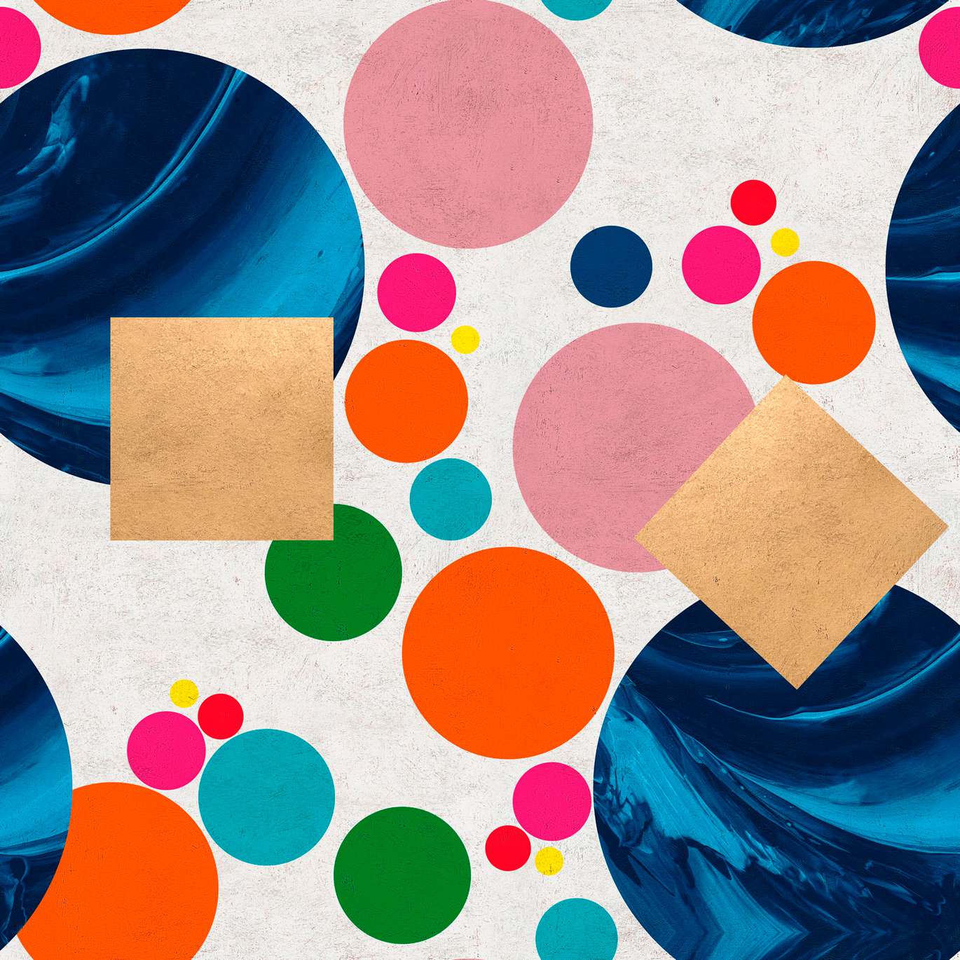 PSEUDOMORPH Blue, Pink, Gold, White