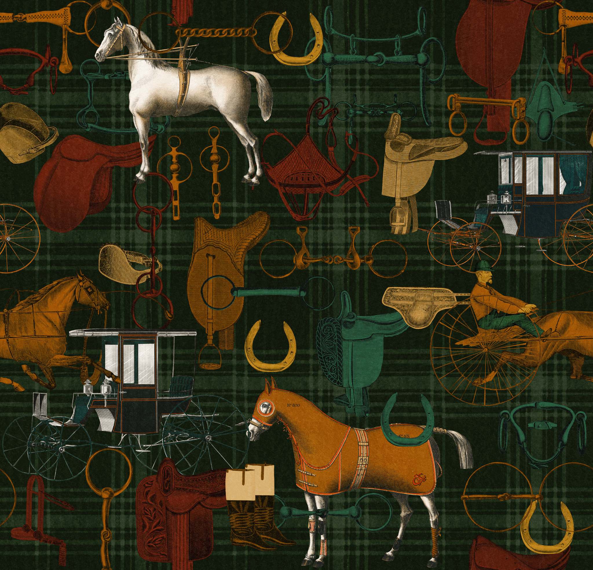 THE JOCKEY Multicoloured Green