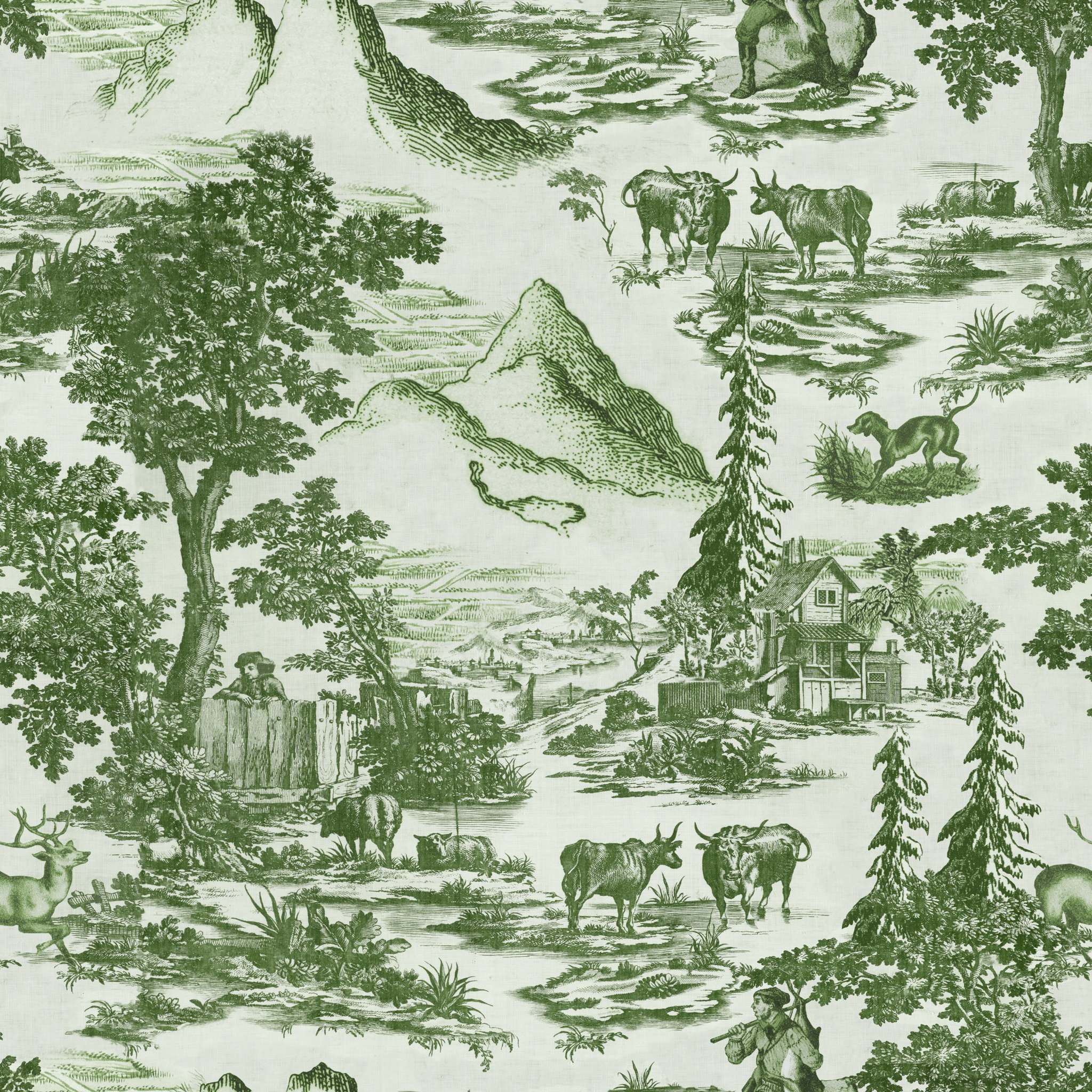 TOILE DU TYROL Evergreen