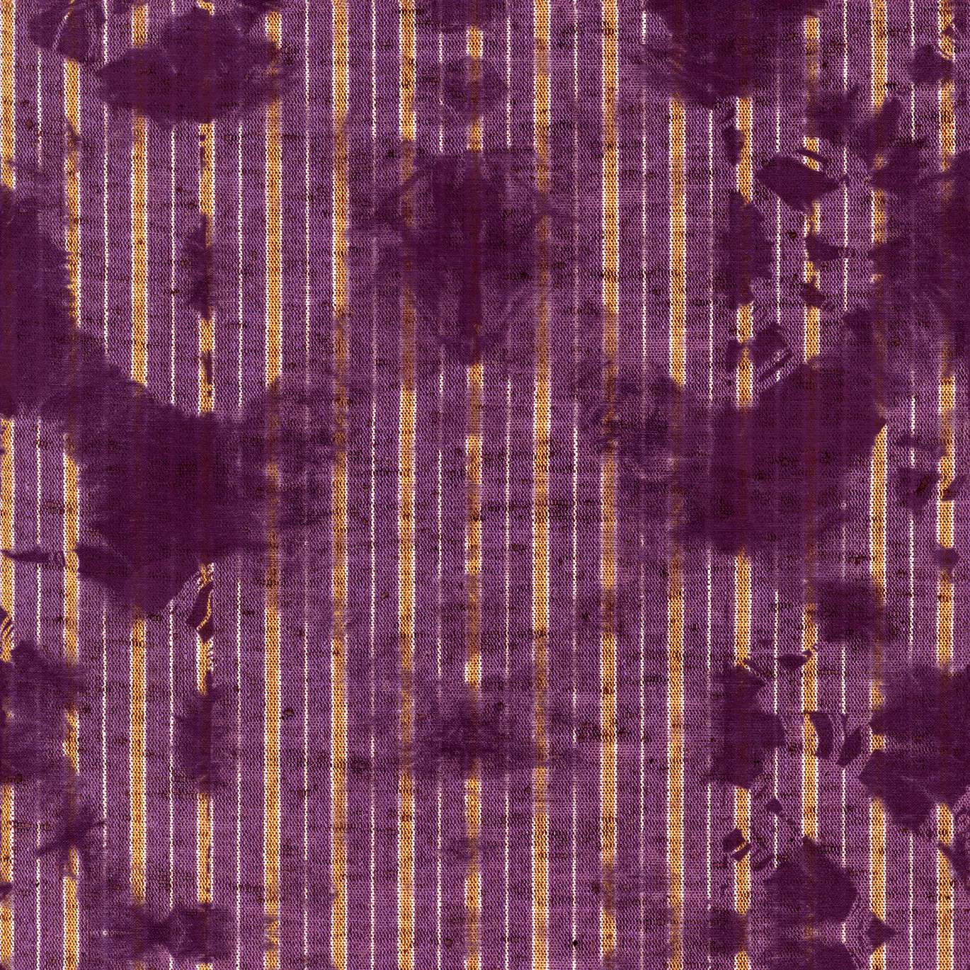 WASHED SHIBORI Burgund Purple, Gold