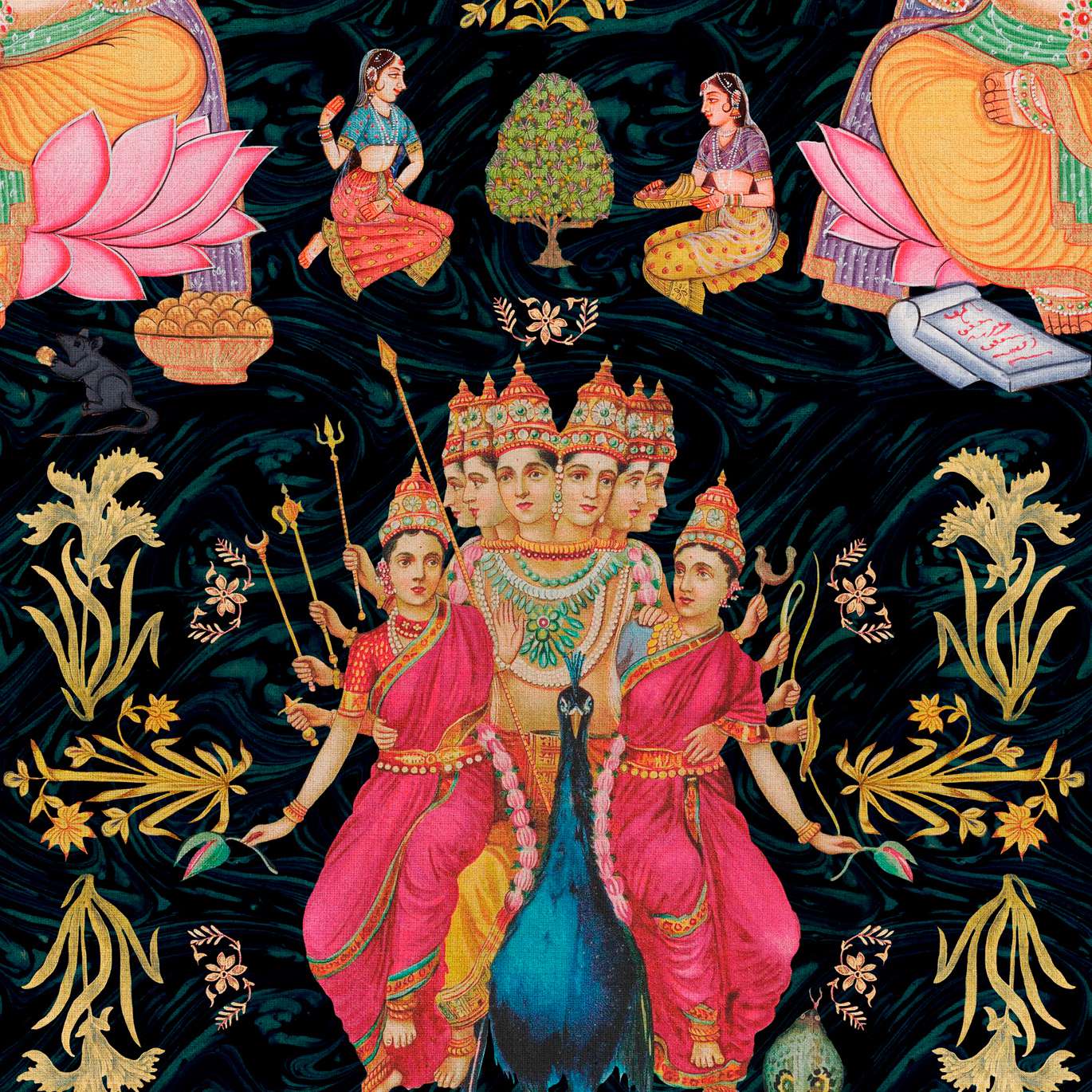 GODDESS Pink, Blue, Gold, Black
