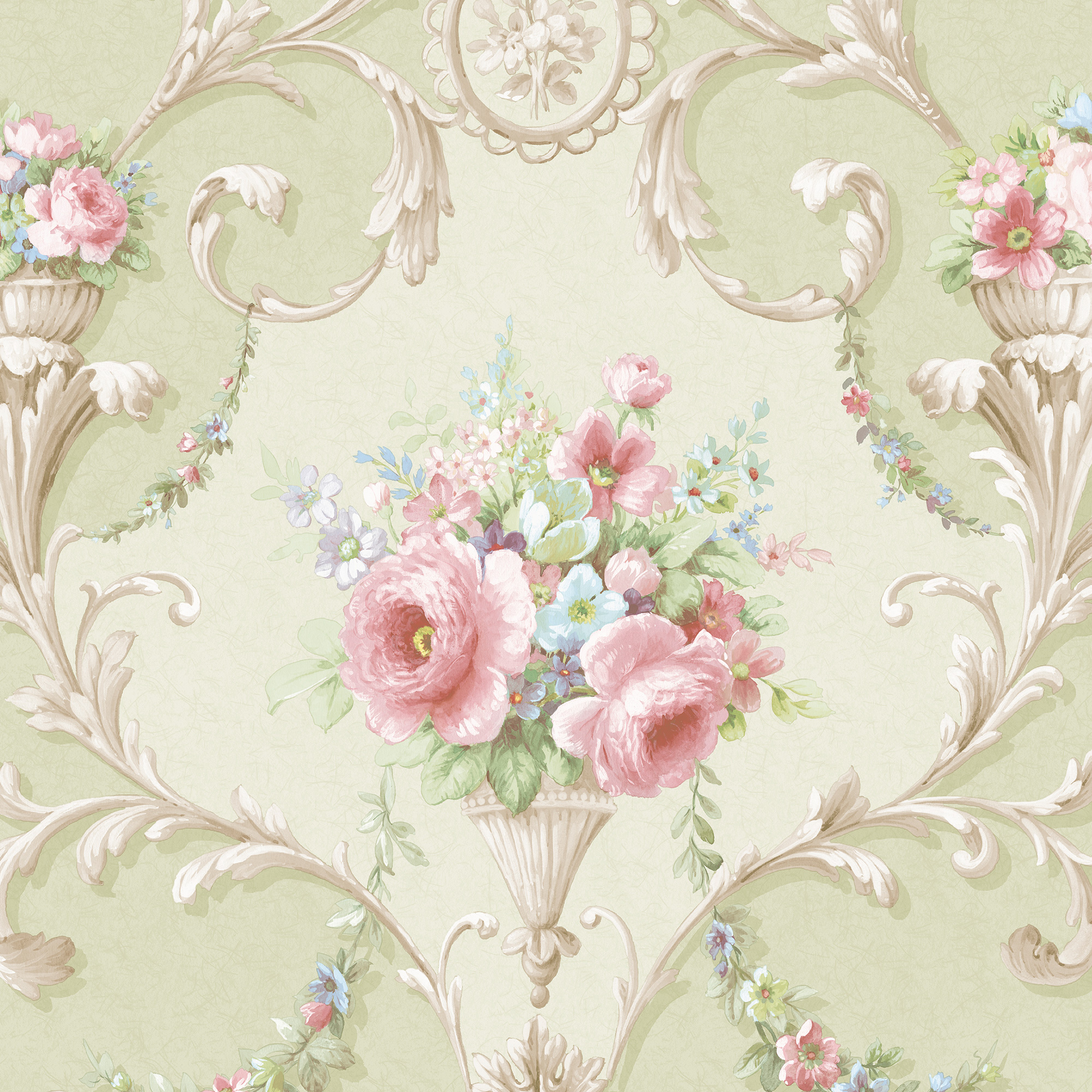 In-register Ornamental Floral