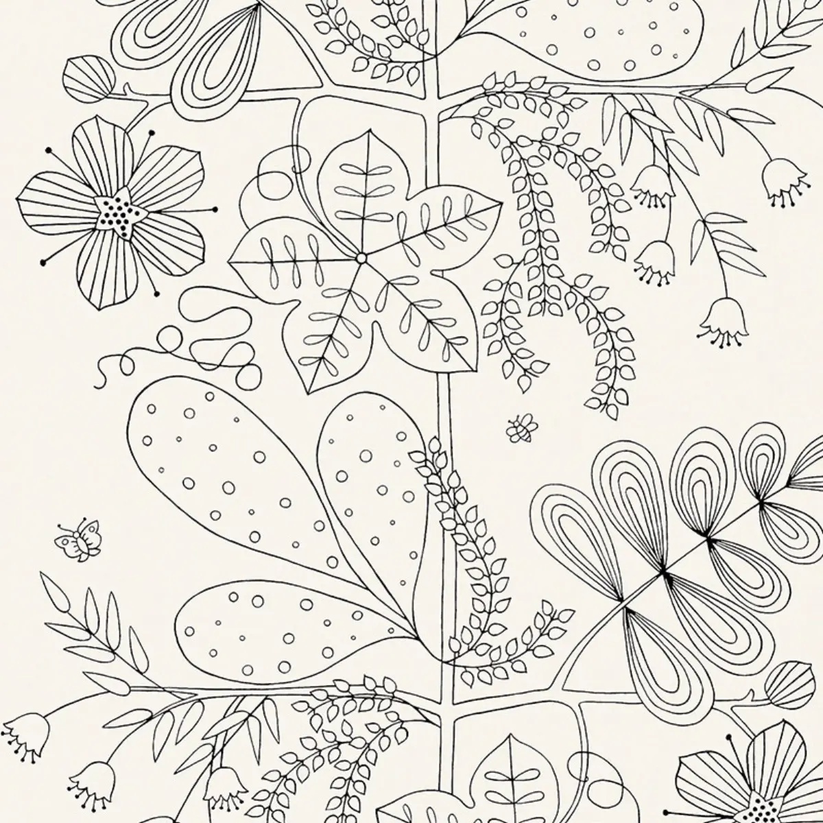 Blommen in Noir / Blanc