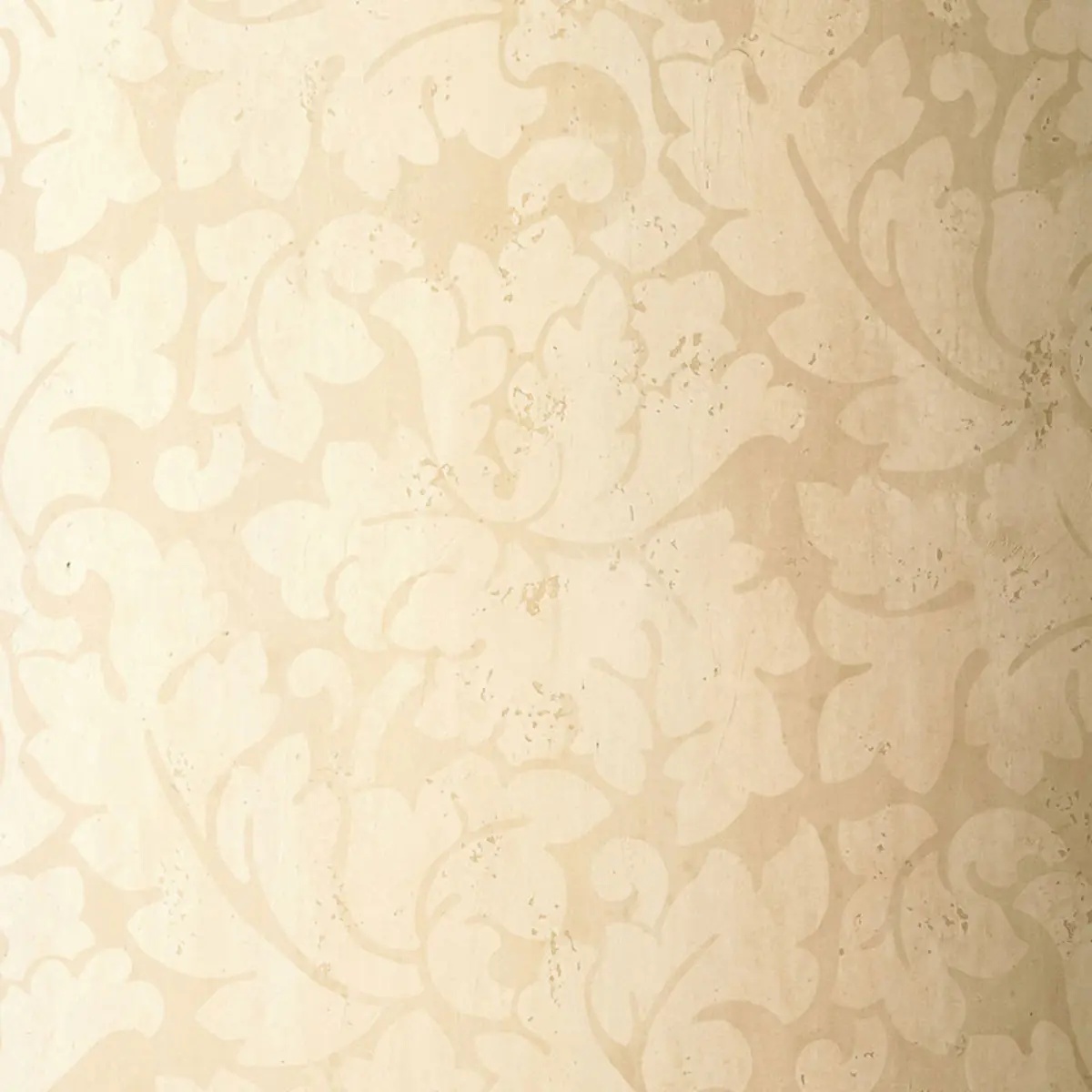 Tall slender porcelain bottle with natural clay textured body and cork stopper.