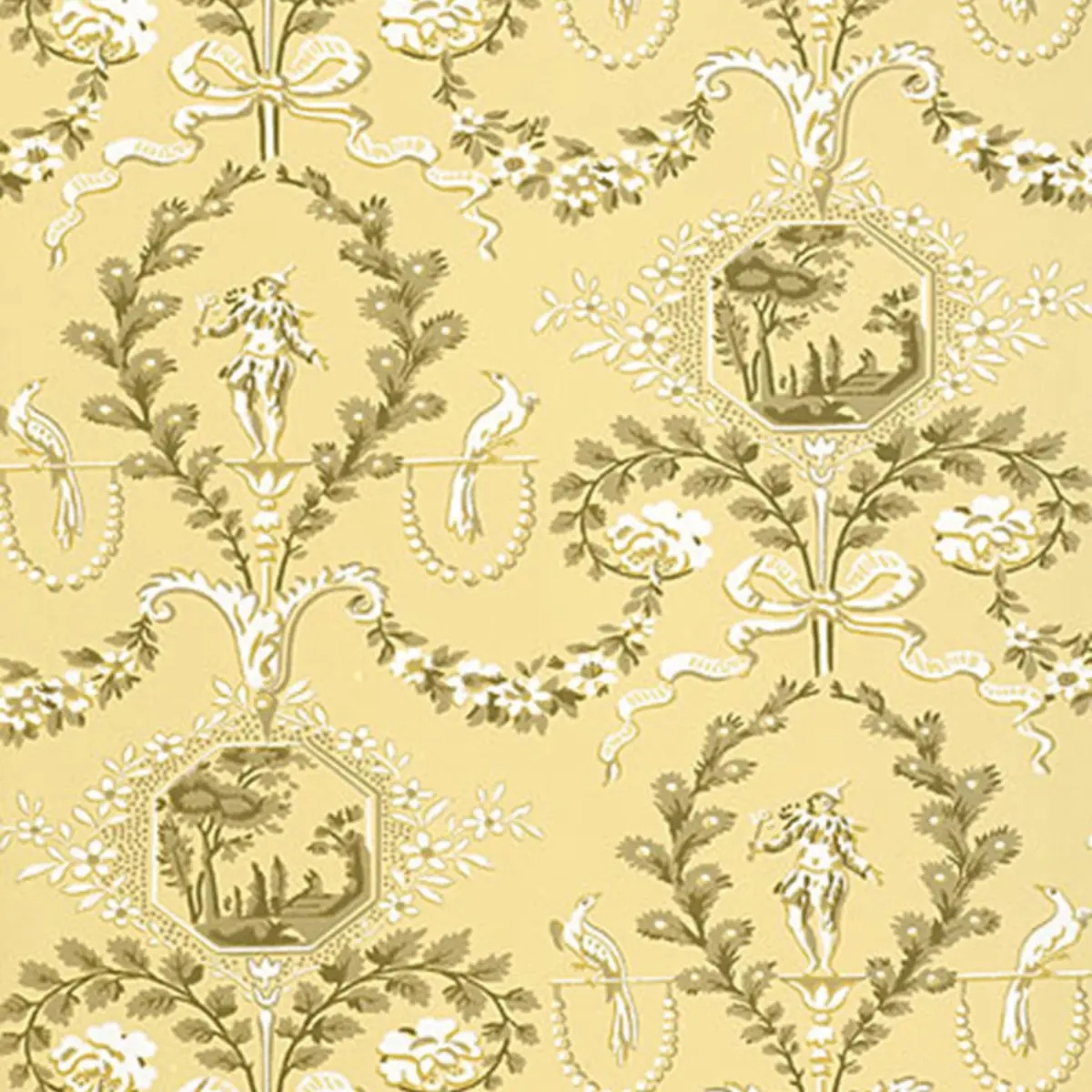Toile and Damask by Schumacher 5004112