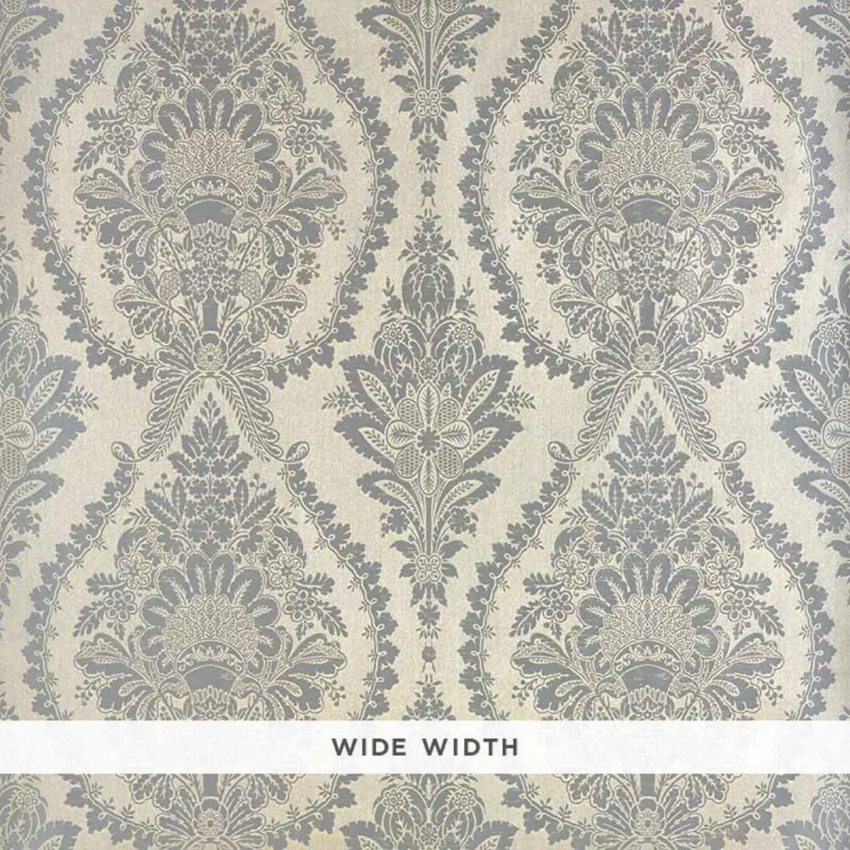 Incandescence Damask in Burnished Silver