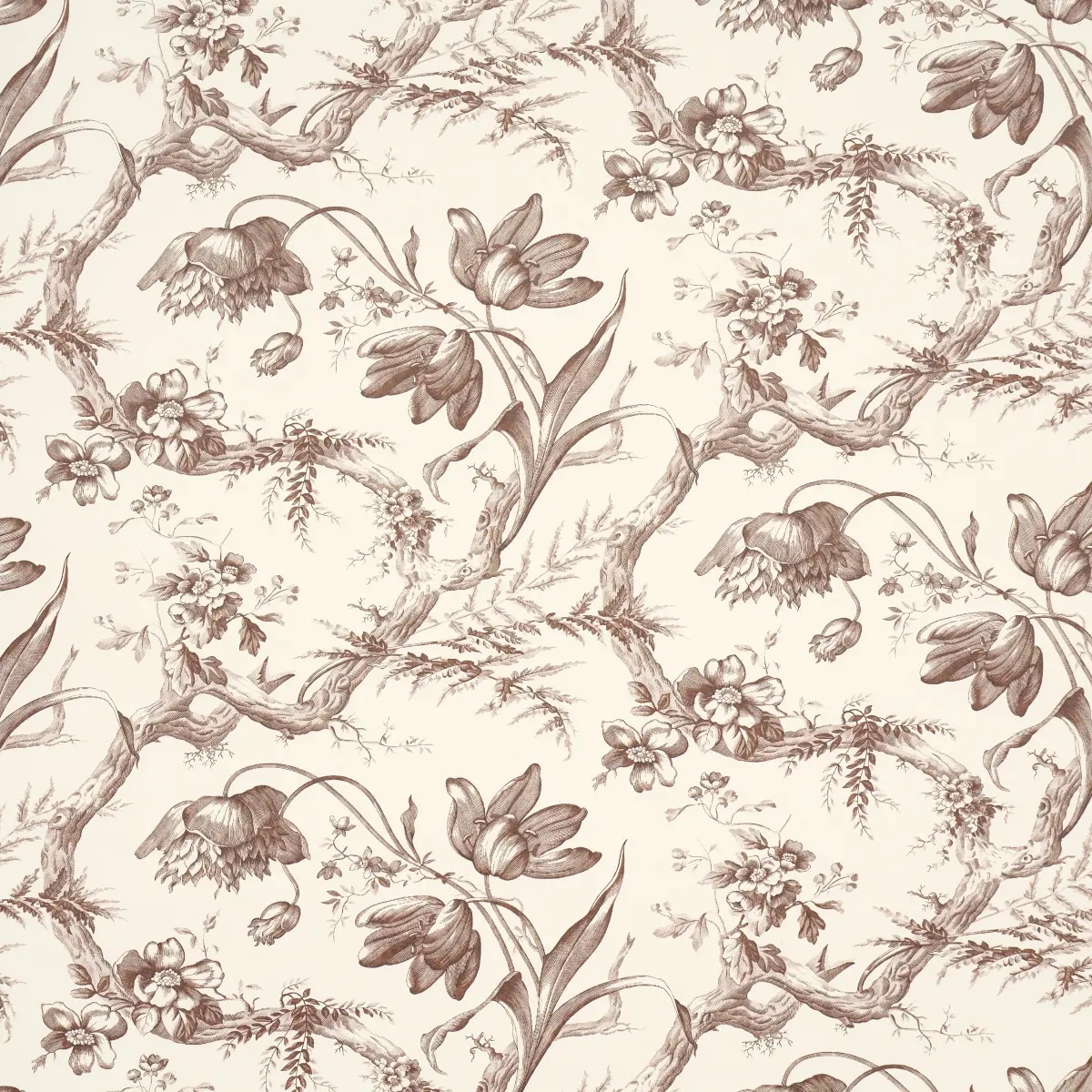 Toile and Damask by Schumacher 5009124