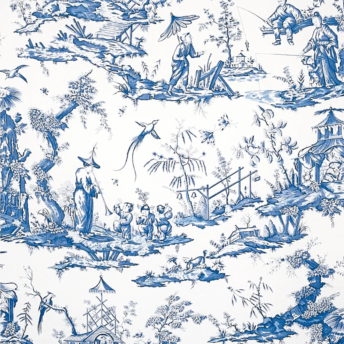 Shengyou Toile in Blue