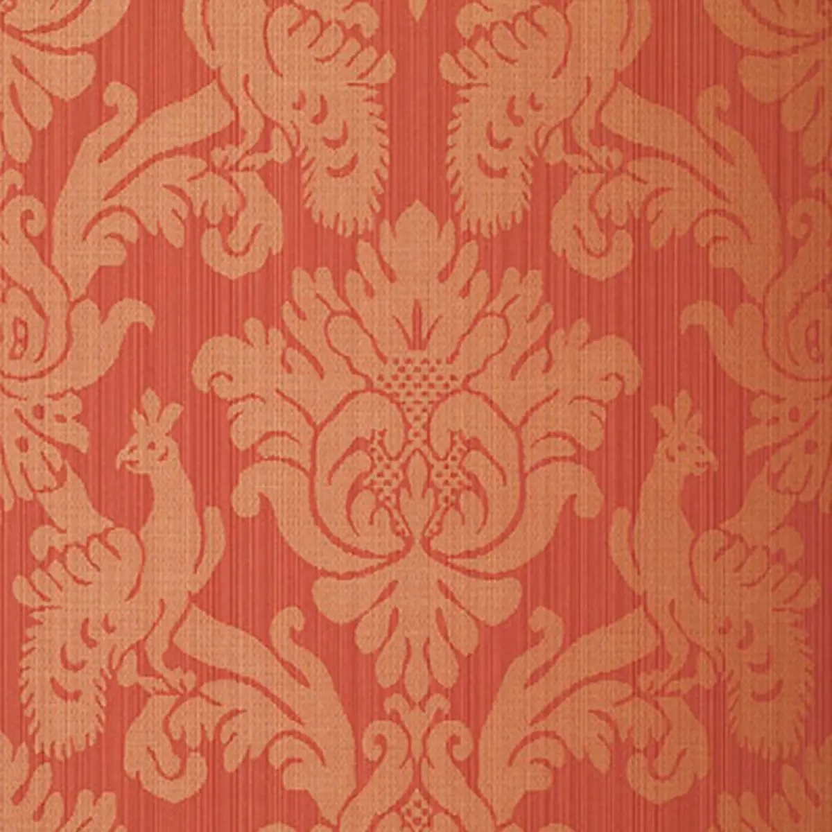 Valette Strie Damask in garnet