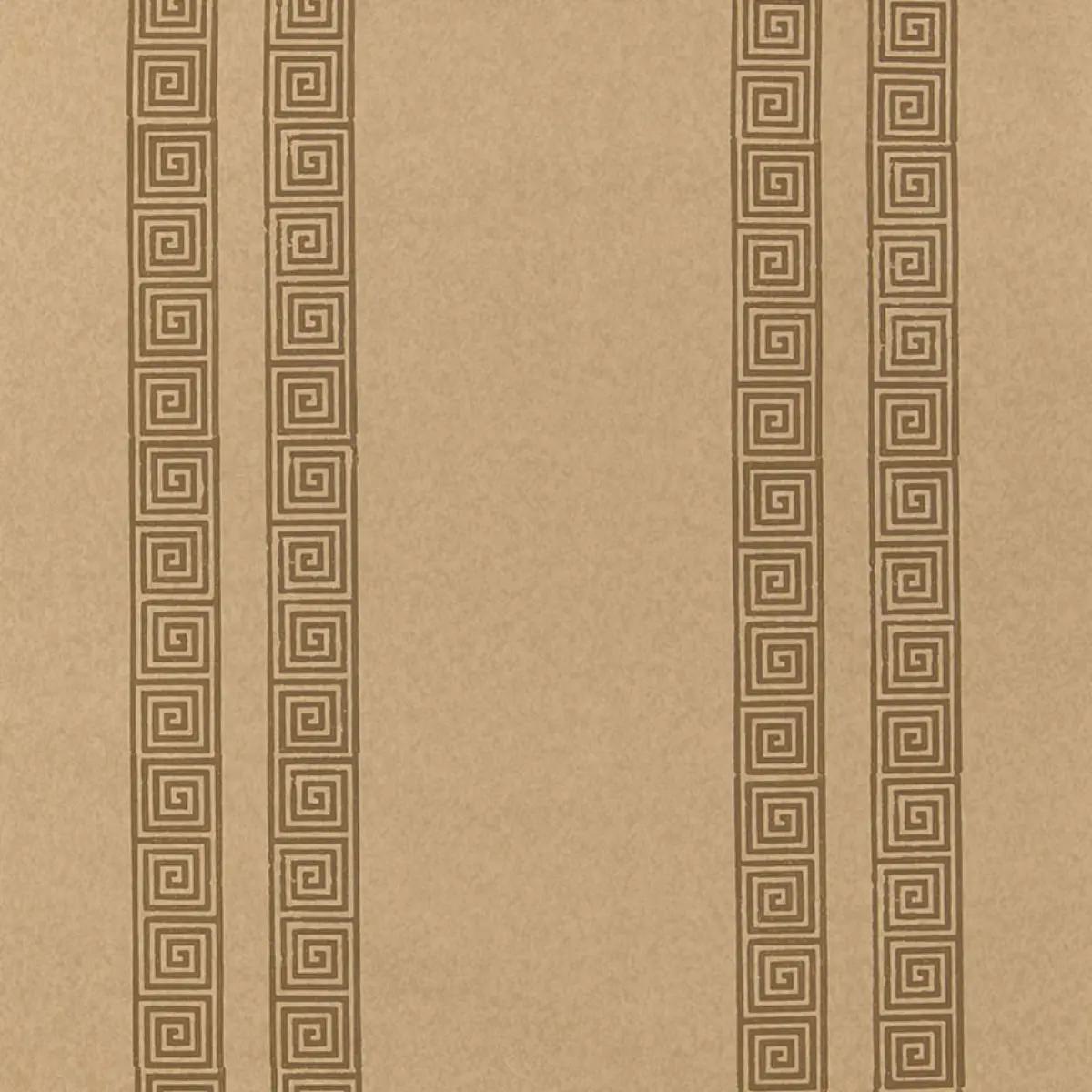 Greek Key Stripe in Tabac