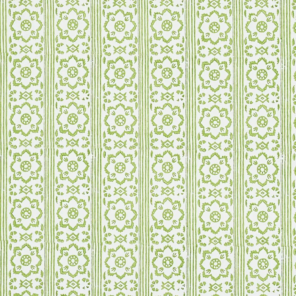 Sunda Hand Blocked Print in Leaf