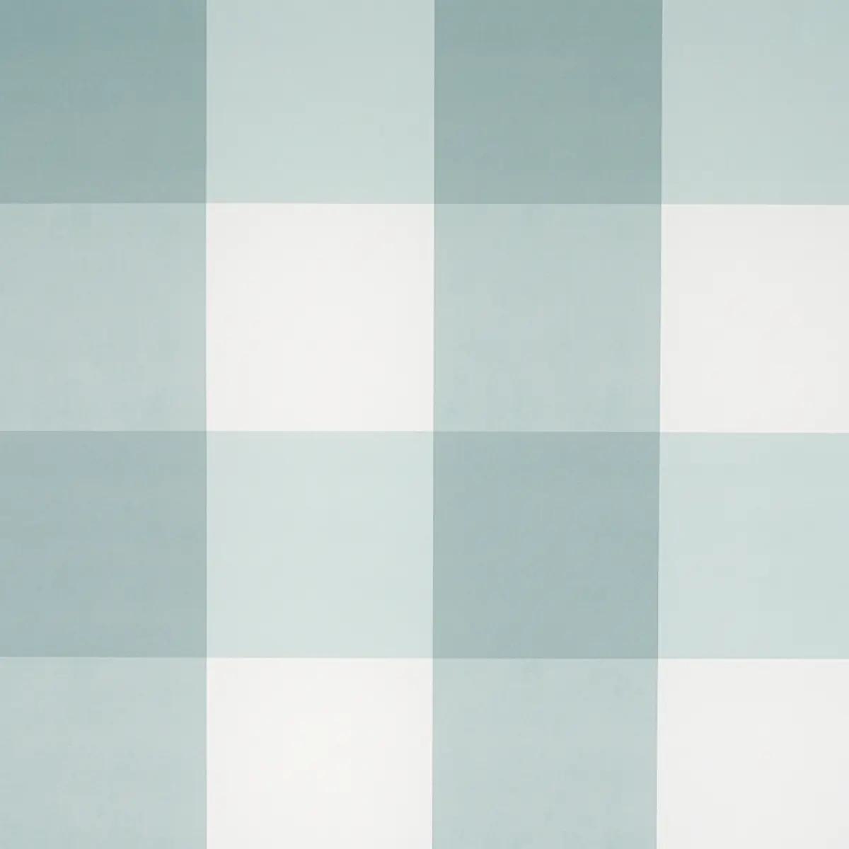 Willa Check Large in Seaglass