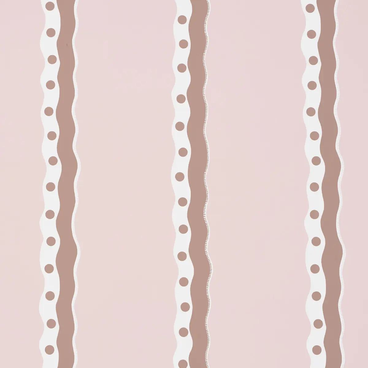 Rousseau Stripe in Cocoa & Blush