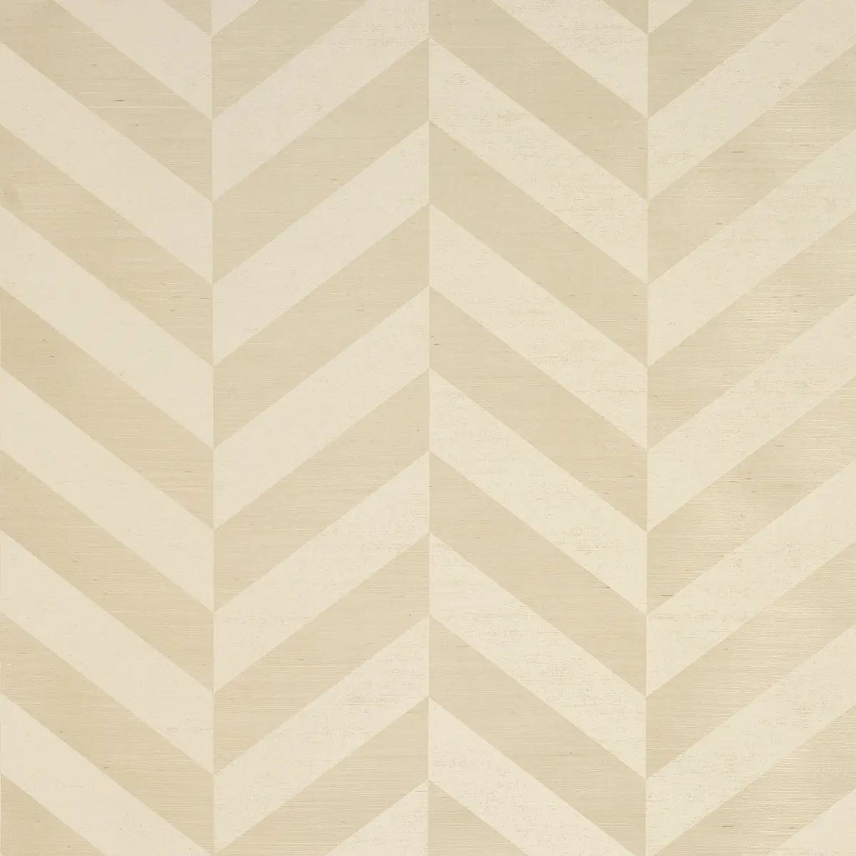 Staggered Chevron Sisal in Ivory