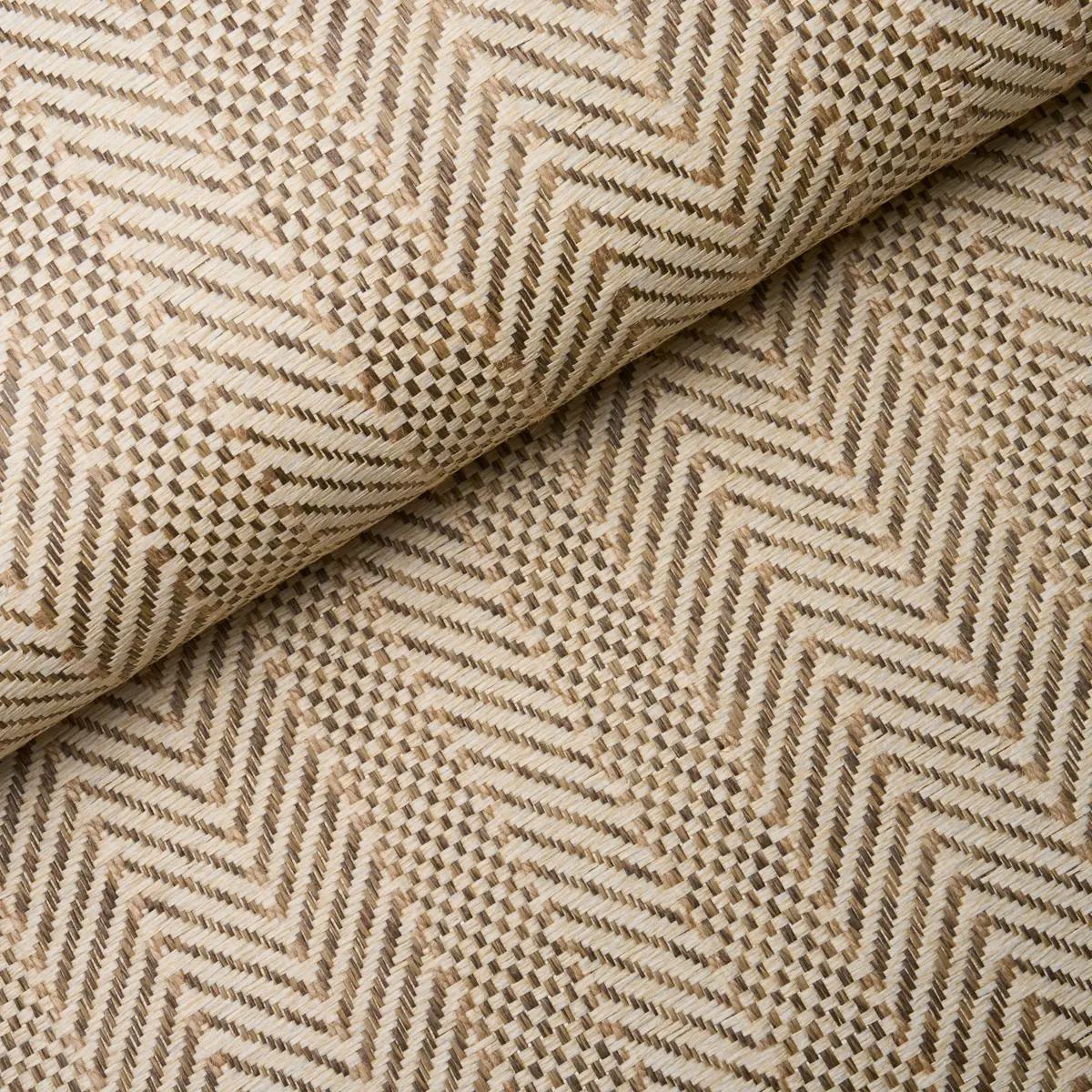 Zig Zag Paperweave in Flax