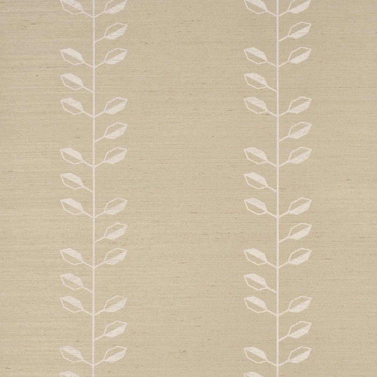 Geo Leaf Sisal in Bone & White