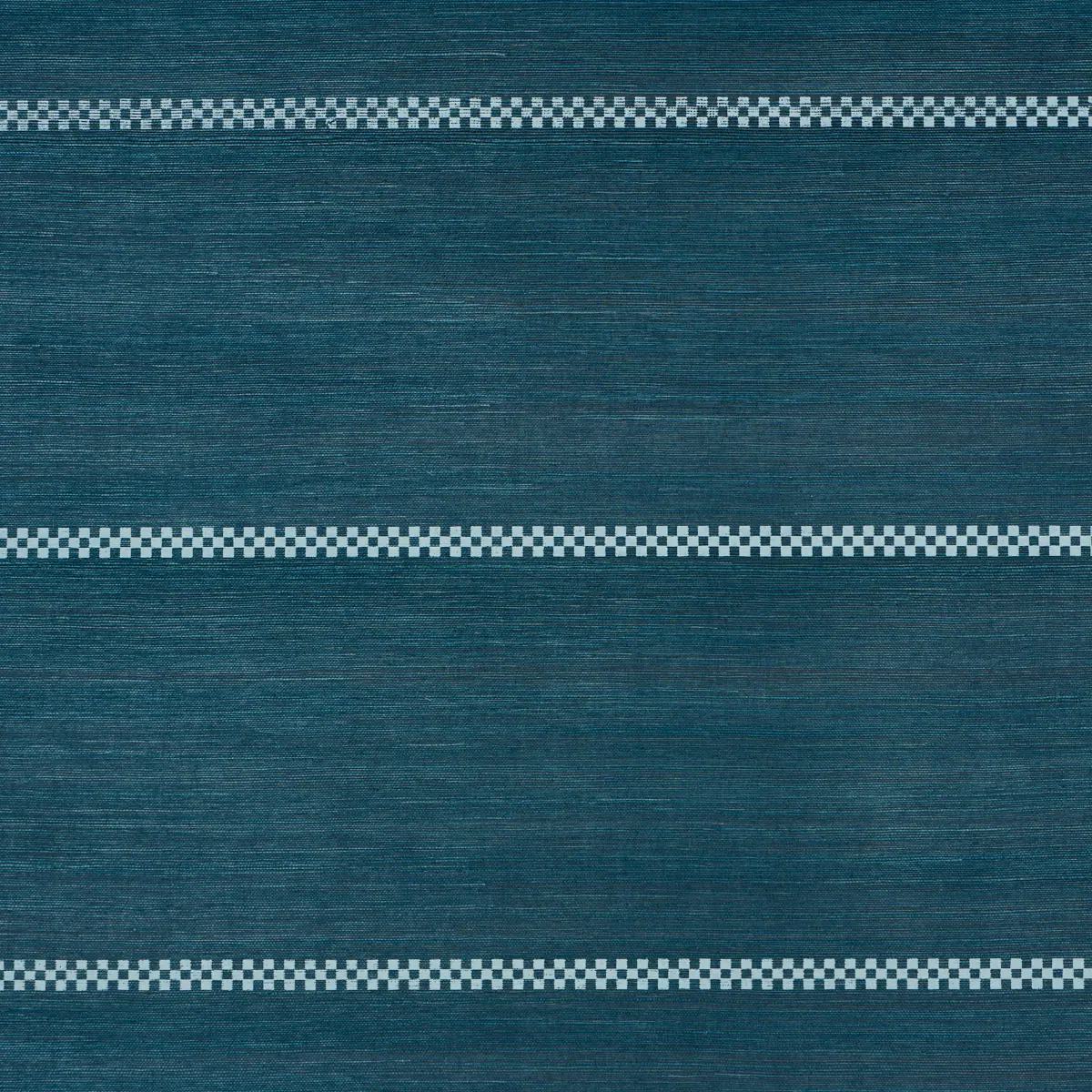 Checkered Stripe Sisal in Peacock