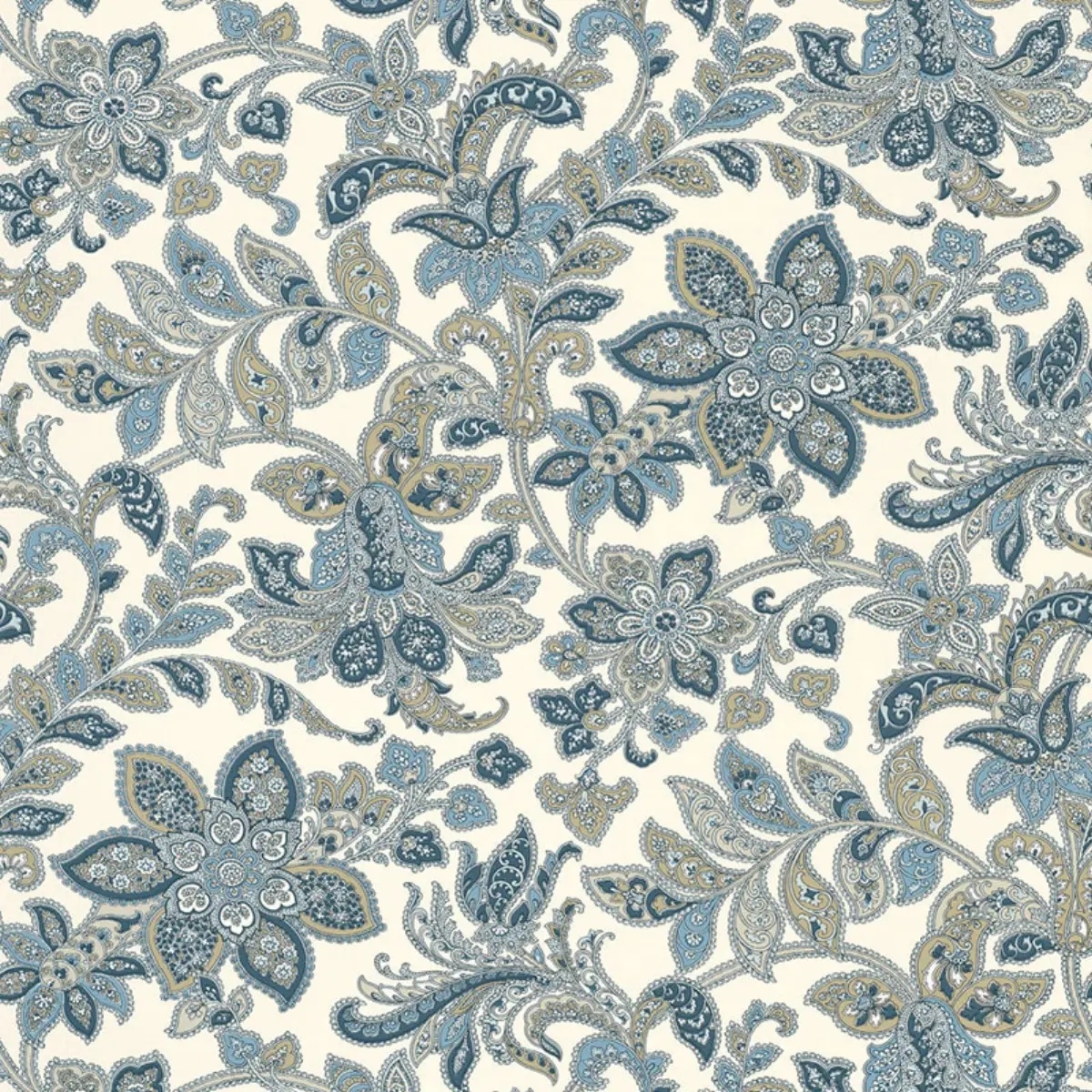Corsini Paisley in Porcelain