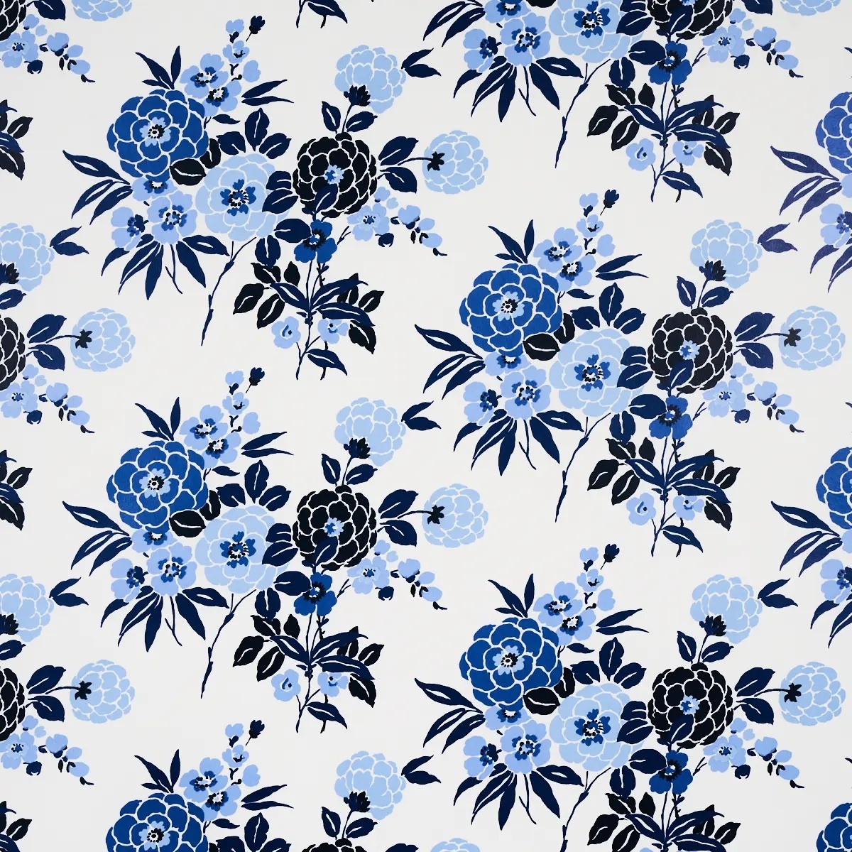 Valentina Floral in Blues