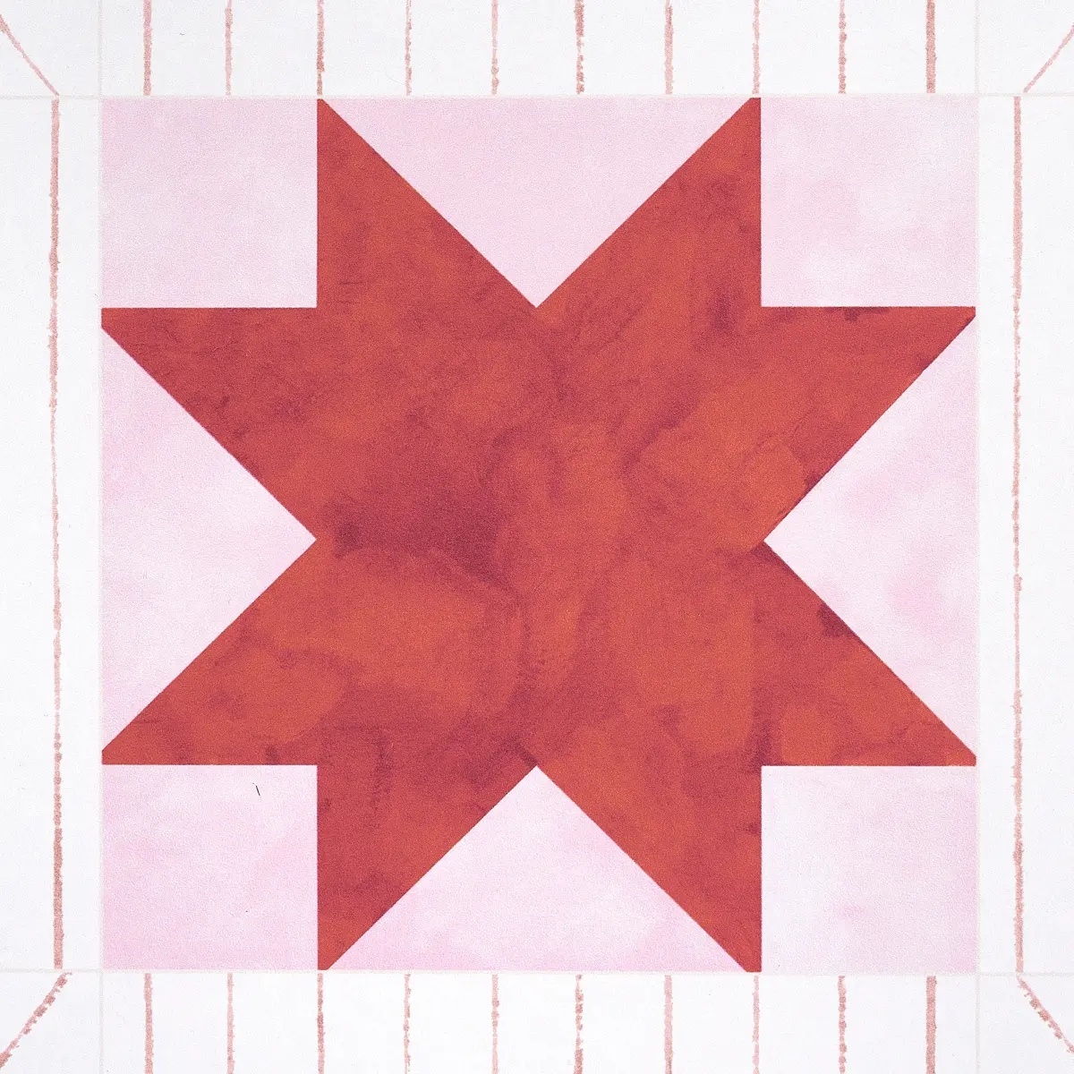 Alexander in red & earthy pink