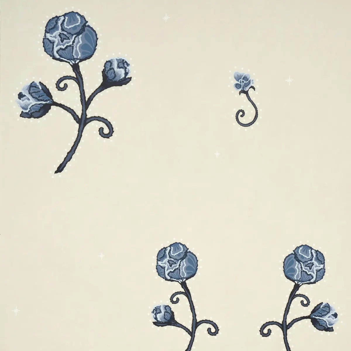 Rhinestone Cowboy in navy