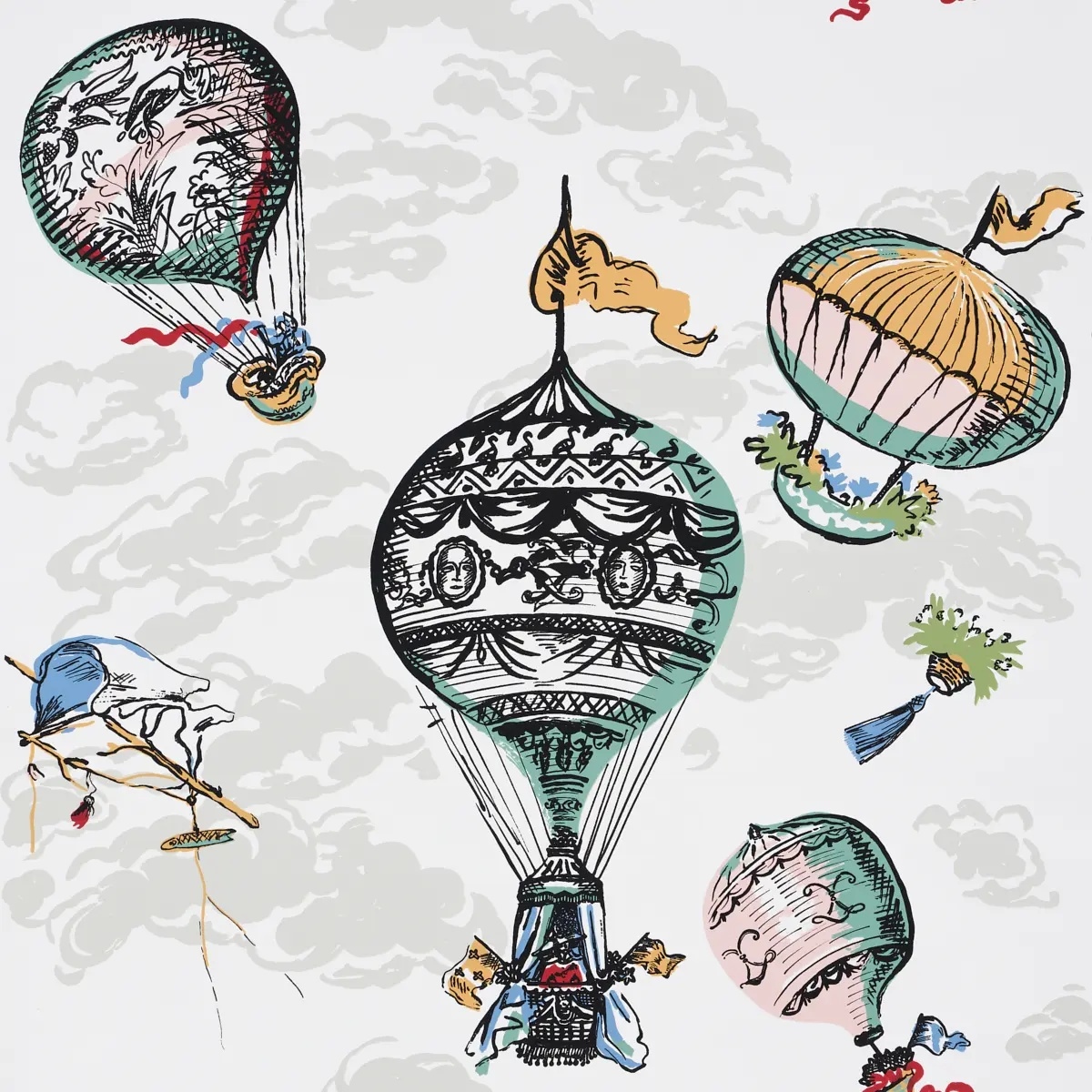 Whimsical Wallpapers by Schumacher 2704320