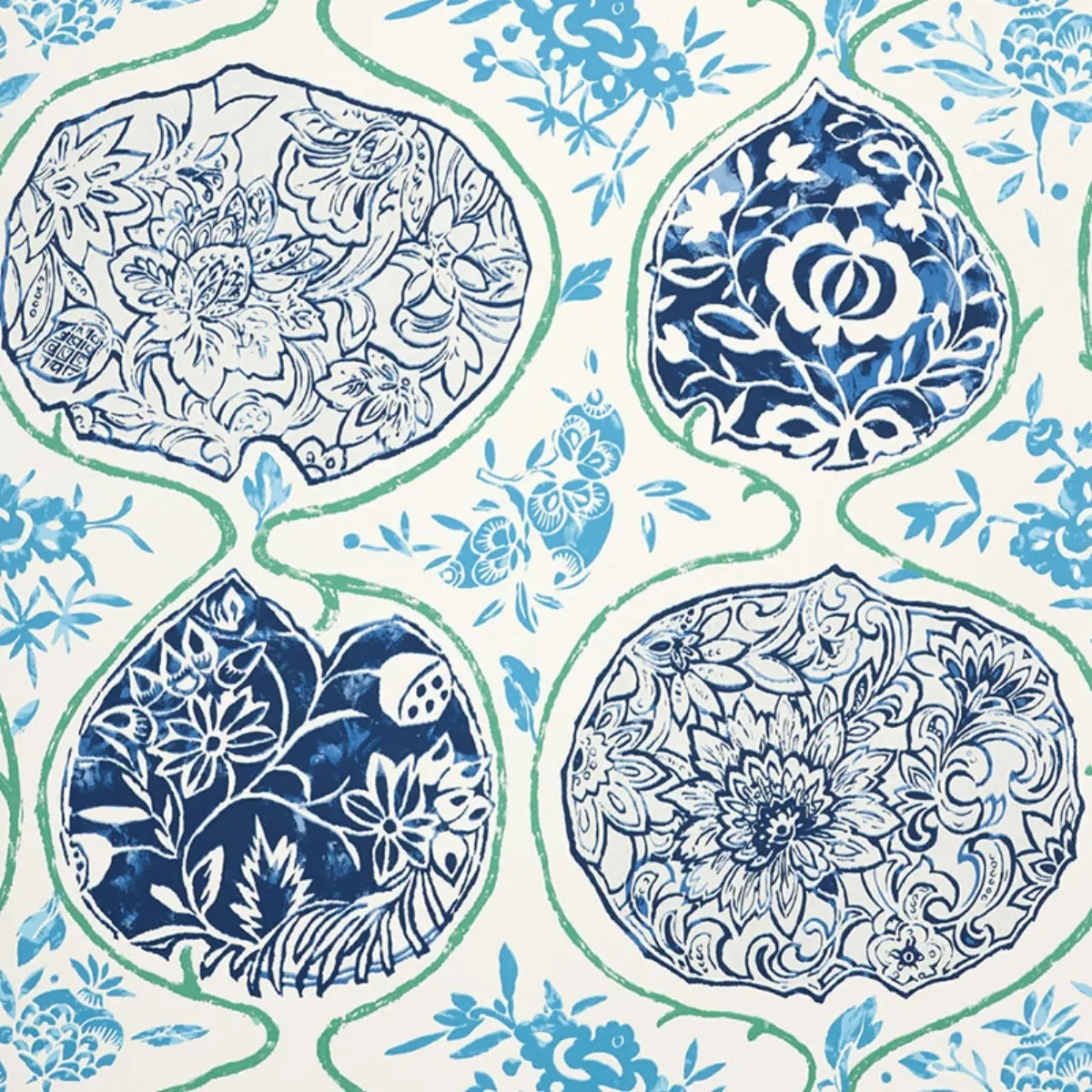 Katsugi in cobalt & turquoise