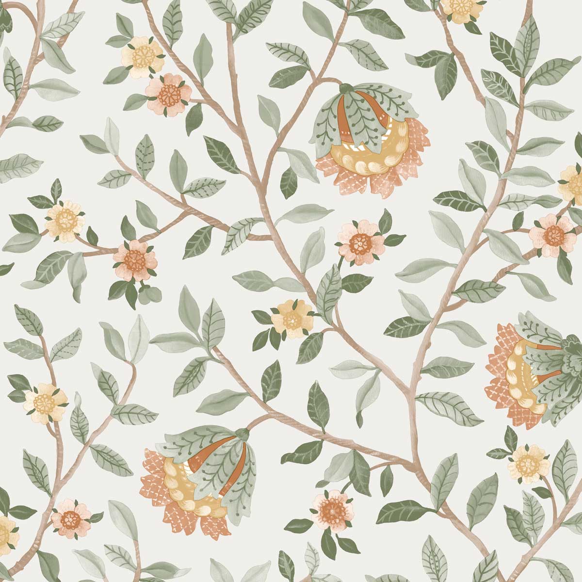 Veer Decor Botanical Wallpaper VRBT24991