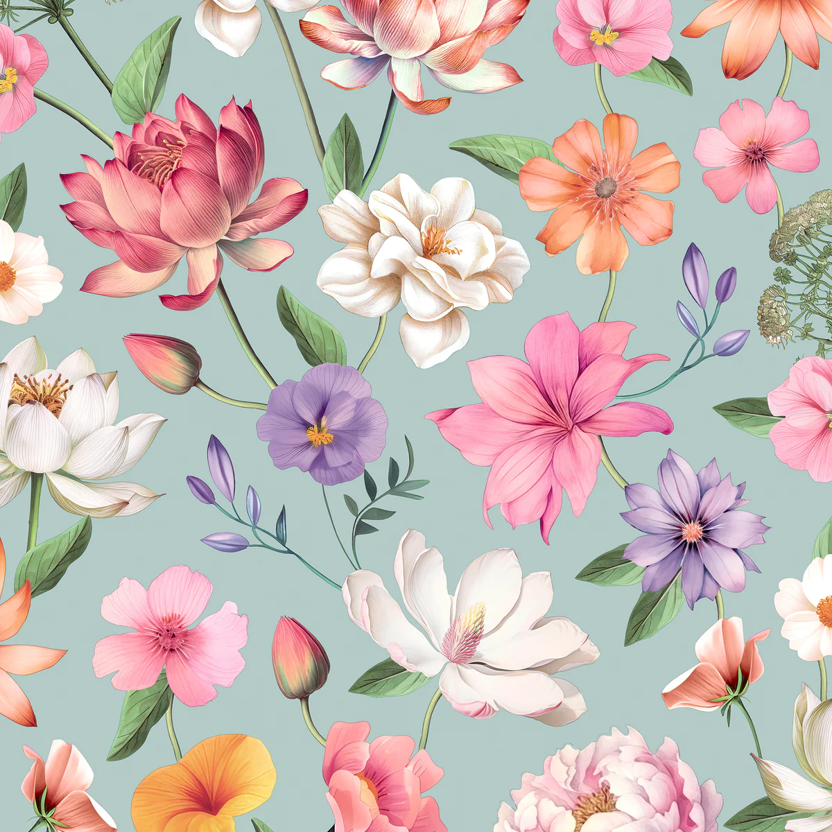 Veer Decor Floral Wallpaper 8196AC1