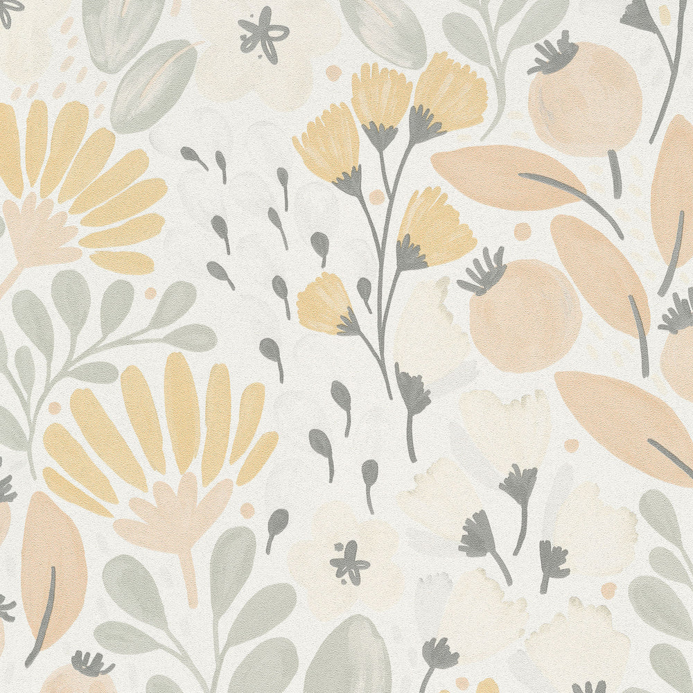 Veer Decor Floral Wallpaper 8411VRTRAB1