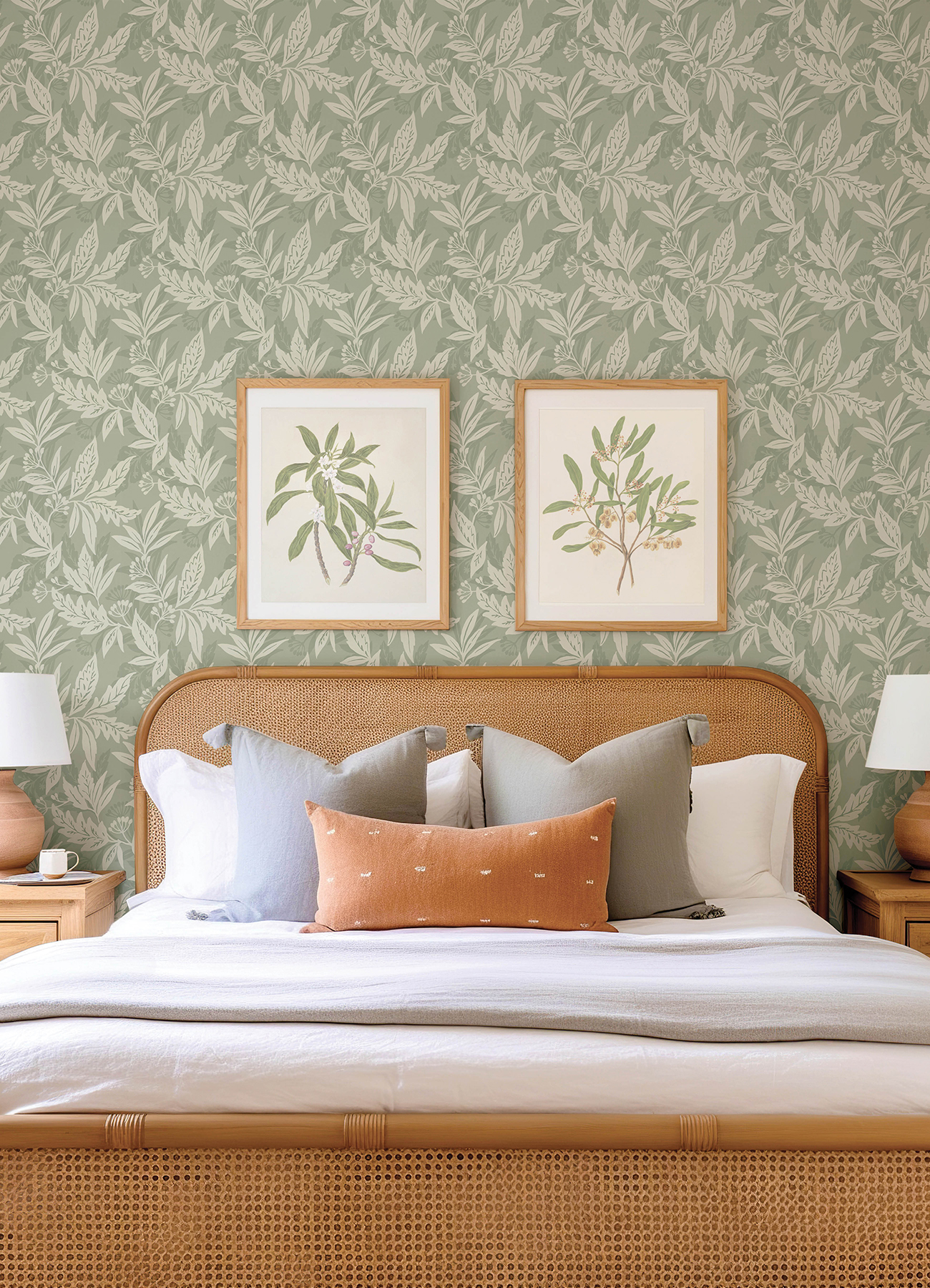 Anita Sage Woodland Floral Wallpaper