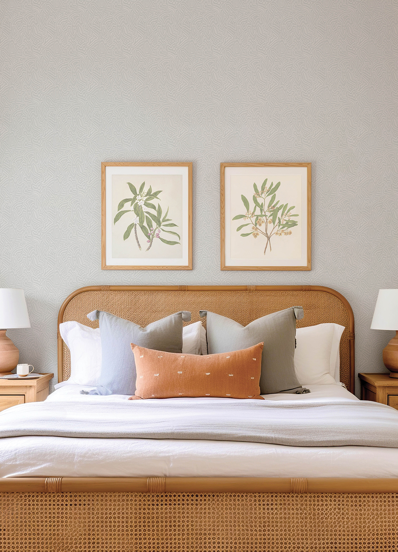 Hollenback Pearl Dotted Abstract Wallpaper