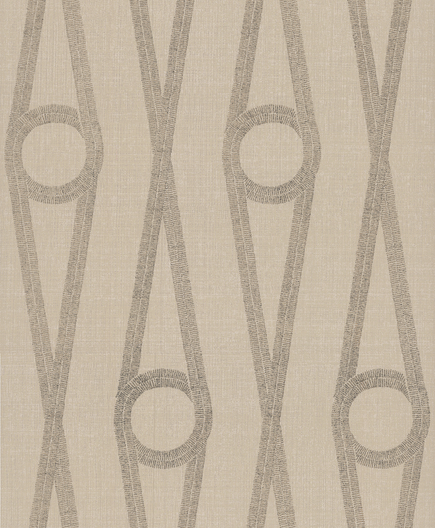 Tall slender porcelain bottle with natural clay textured body and cork stopper.