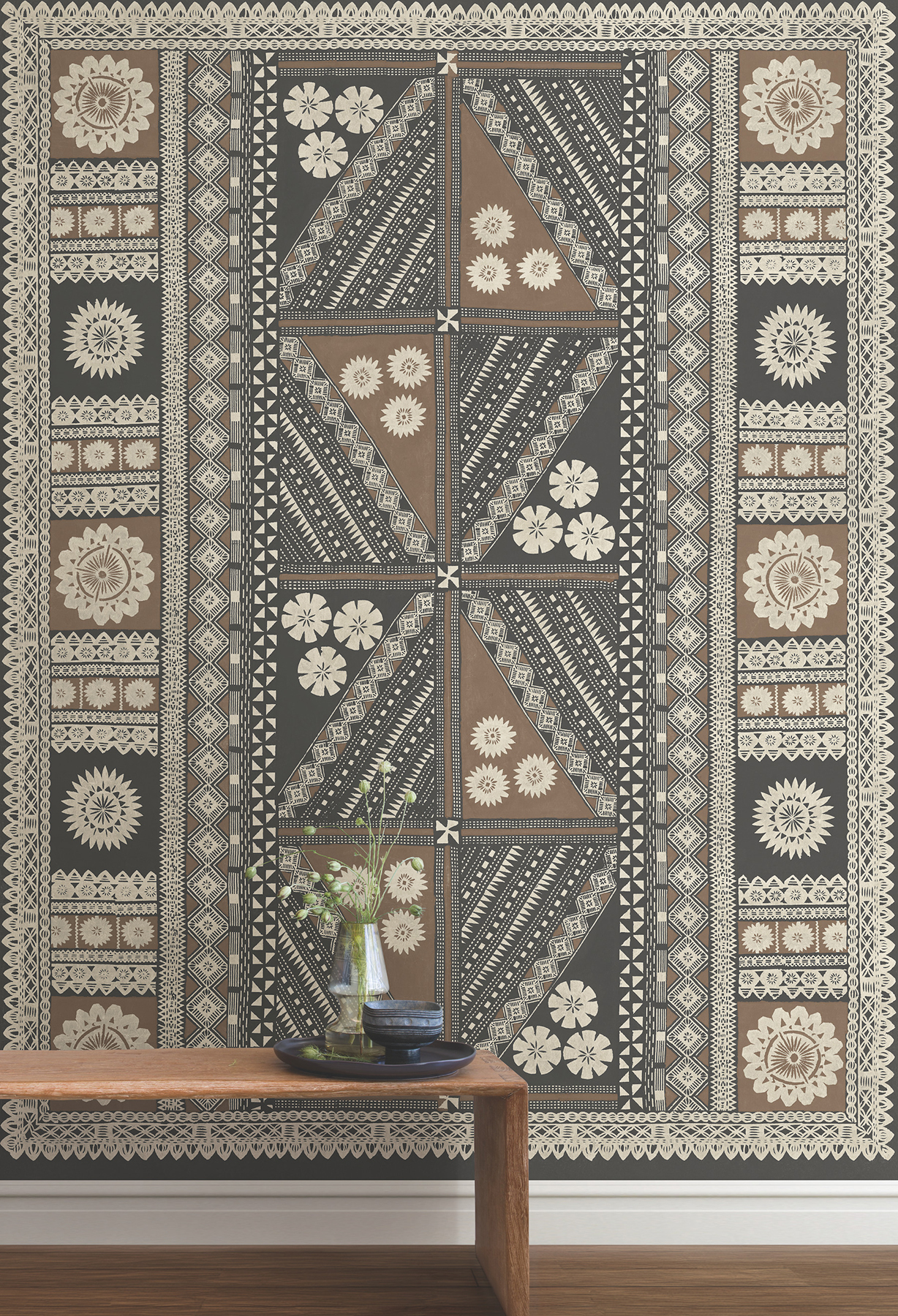 Tapa Sienna Wall Mural