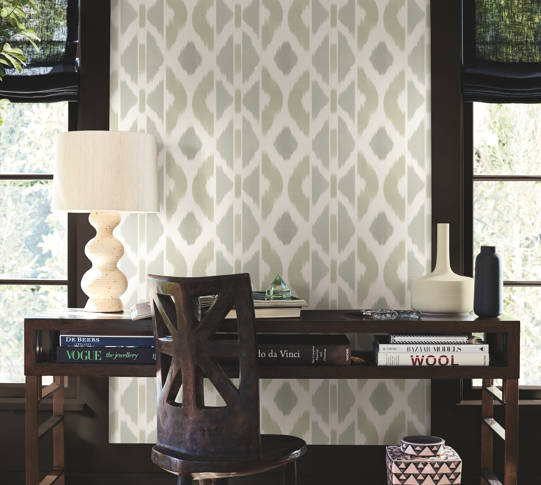 Patan Beige Wallpaper