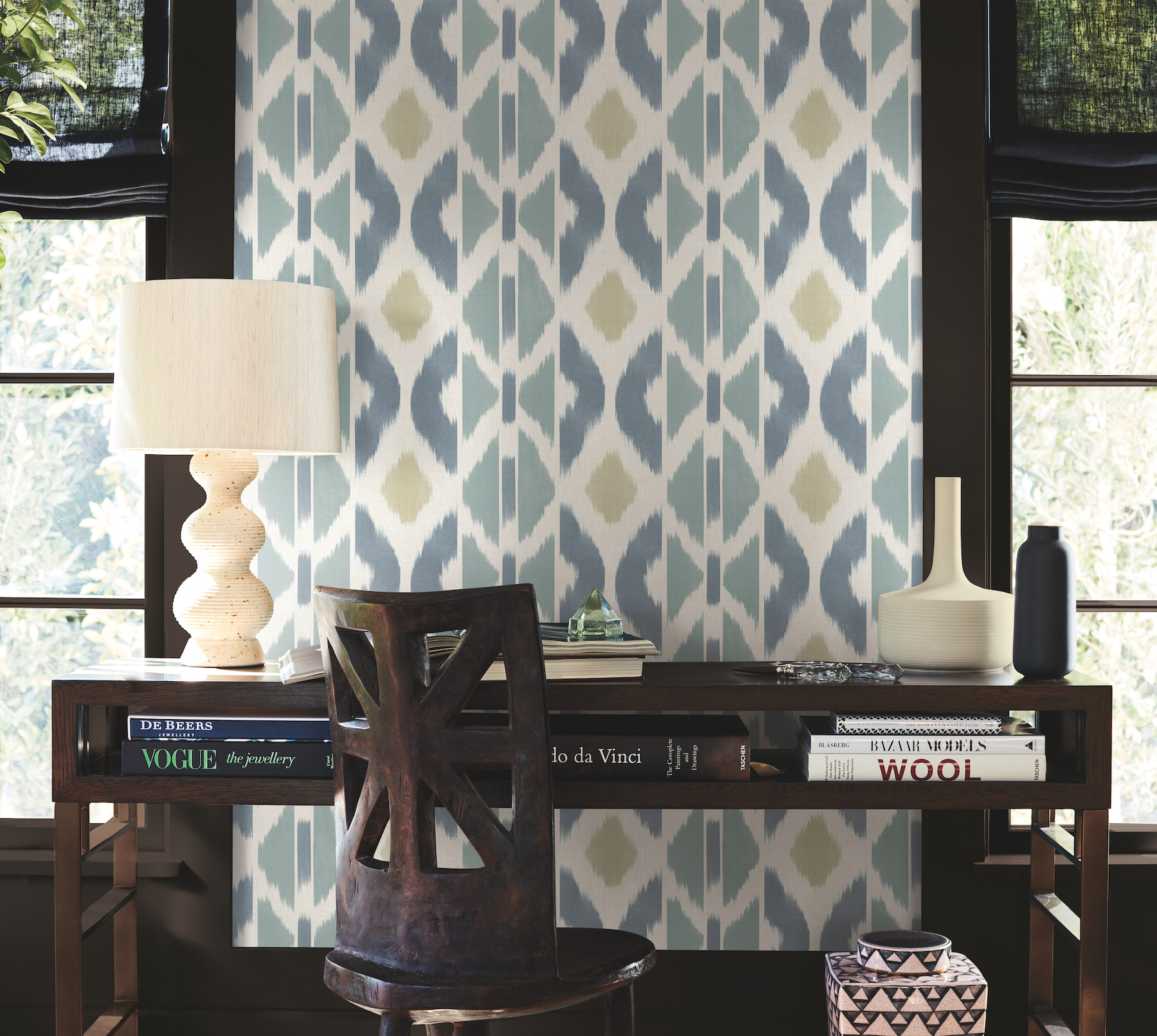 Patan Denim Wallpaper