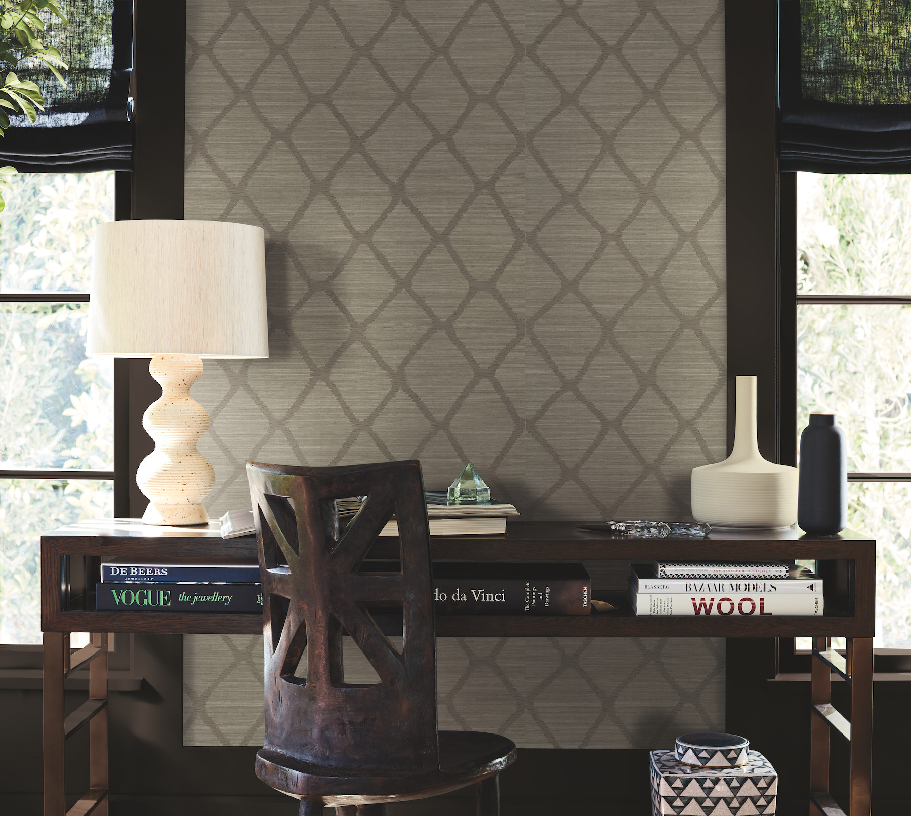 Tonga Taupe Wallpaper