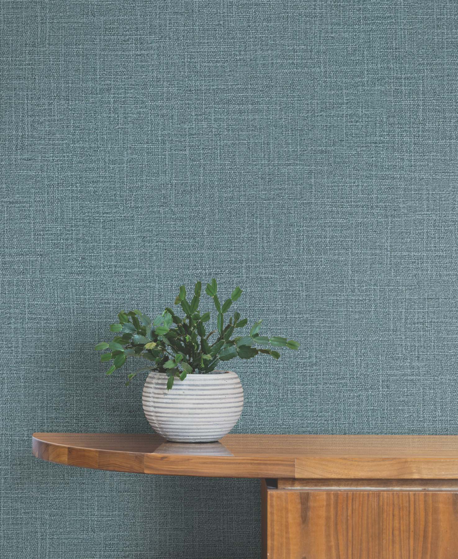 Loom Denim Wallpaper