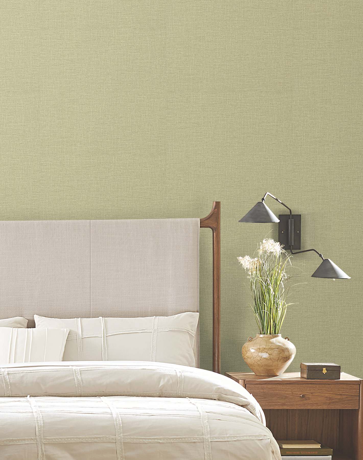 Loom Green Wallpaper