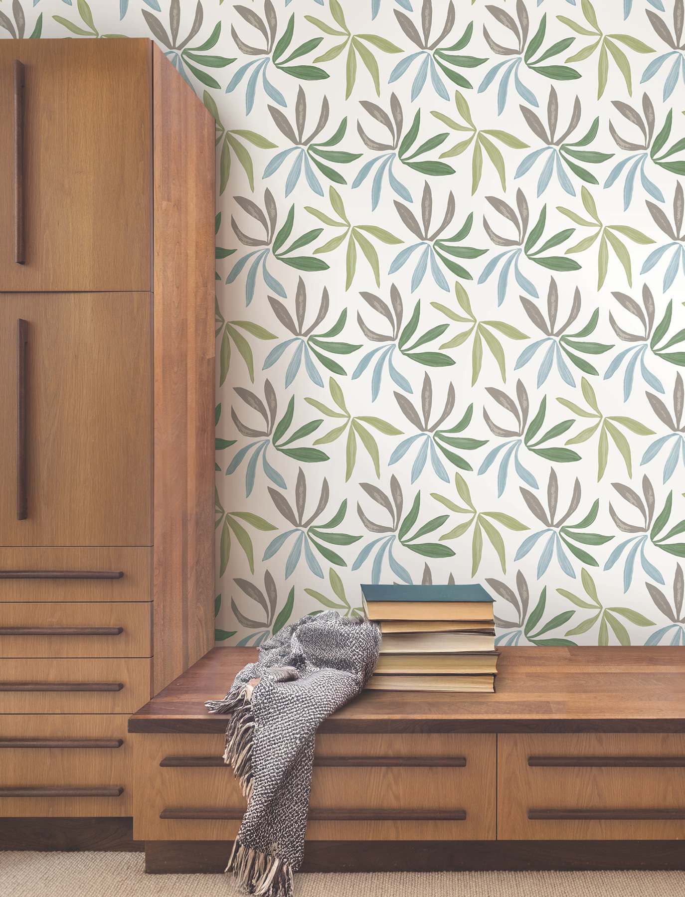 Little Garden Alpine & Sky & Silver Wallpaper