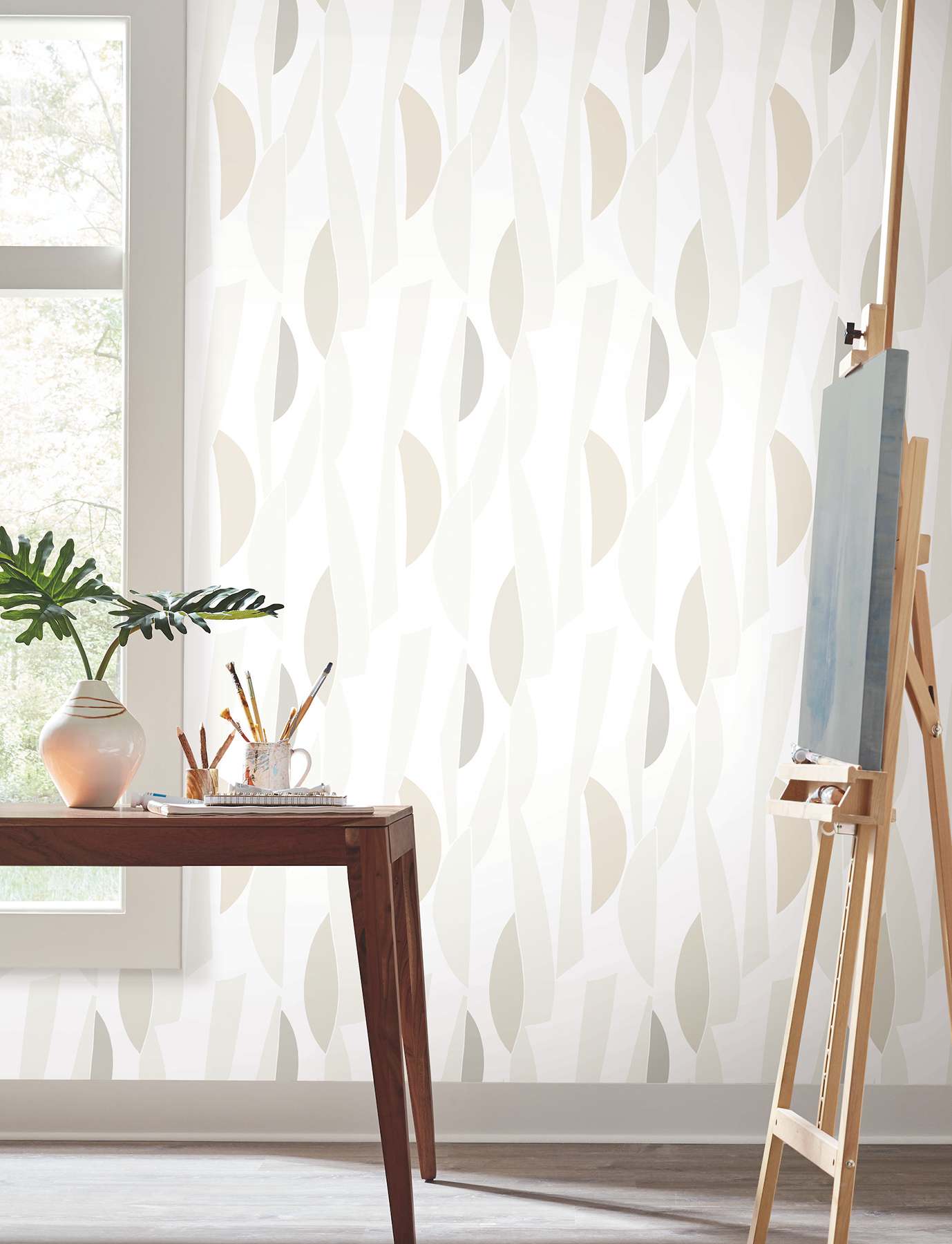 Balance Gesso Wallpaper