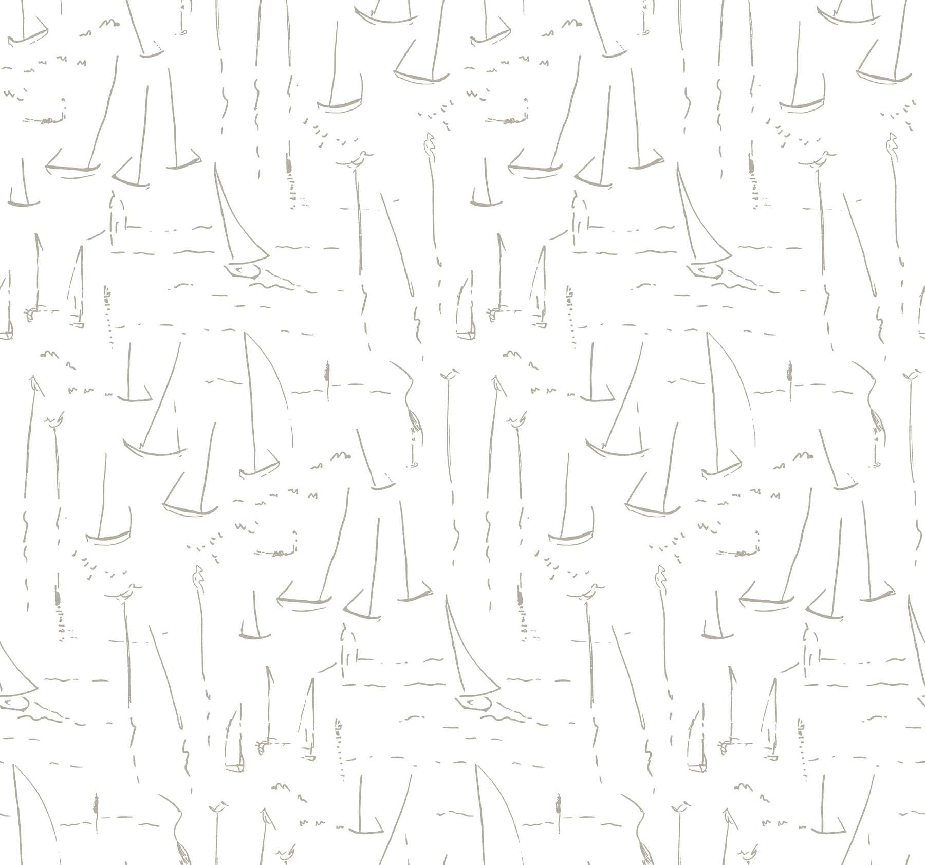 Vermillion Coast Silver Wallpaper