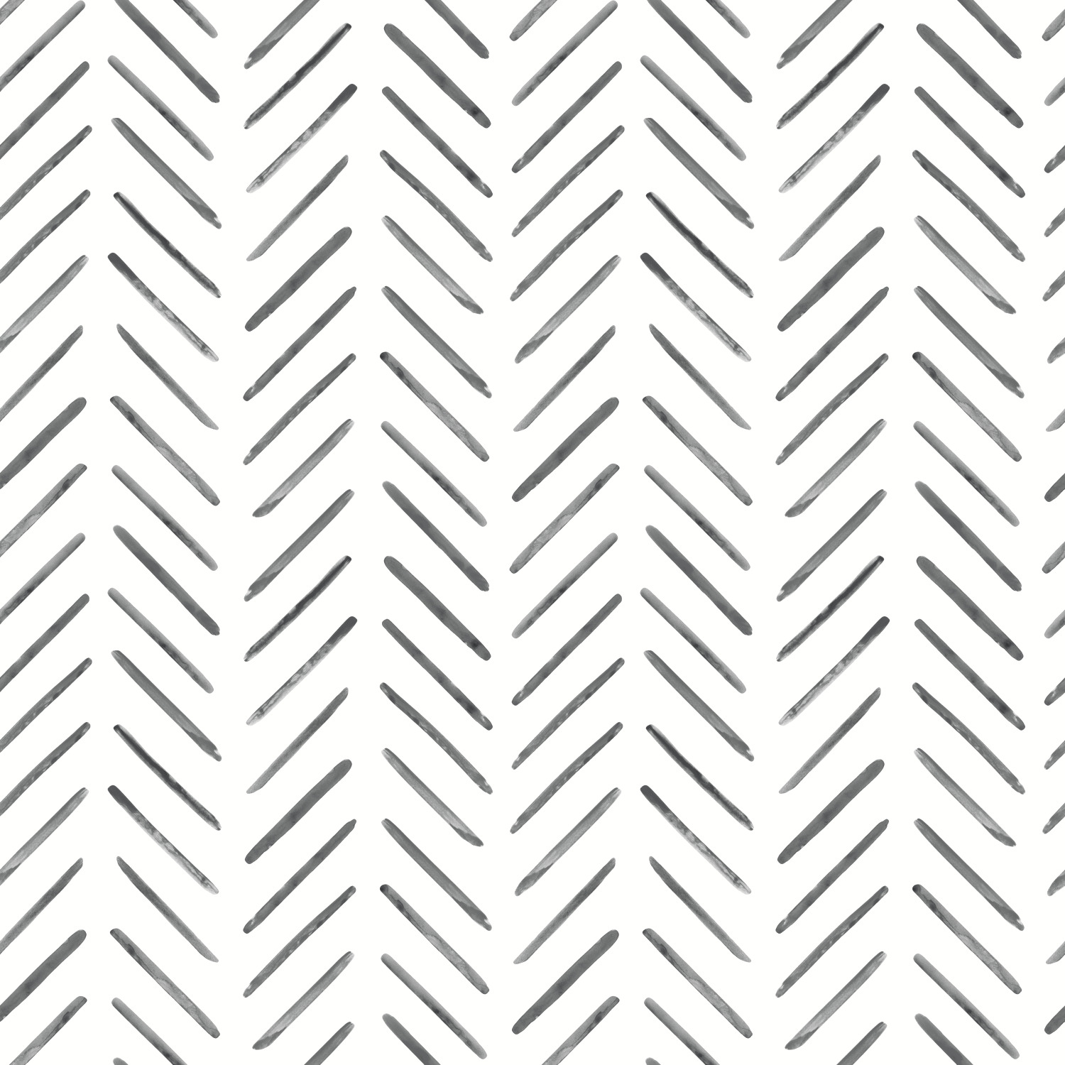 Black Painted Herringbone Wallpaper
