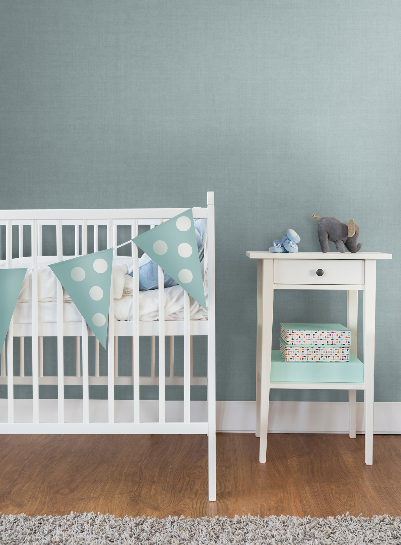 Vava Skymning Light Blue Wallpaper