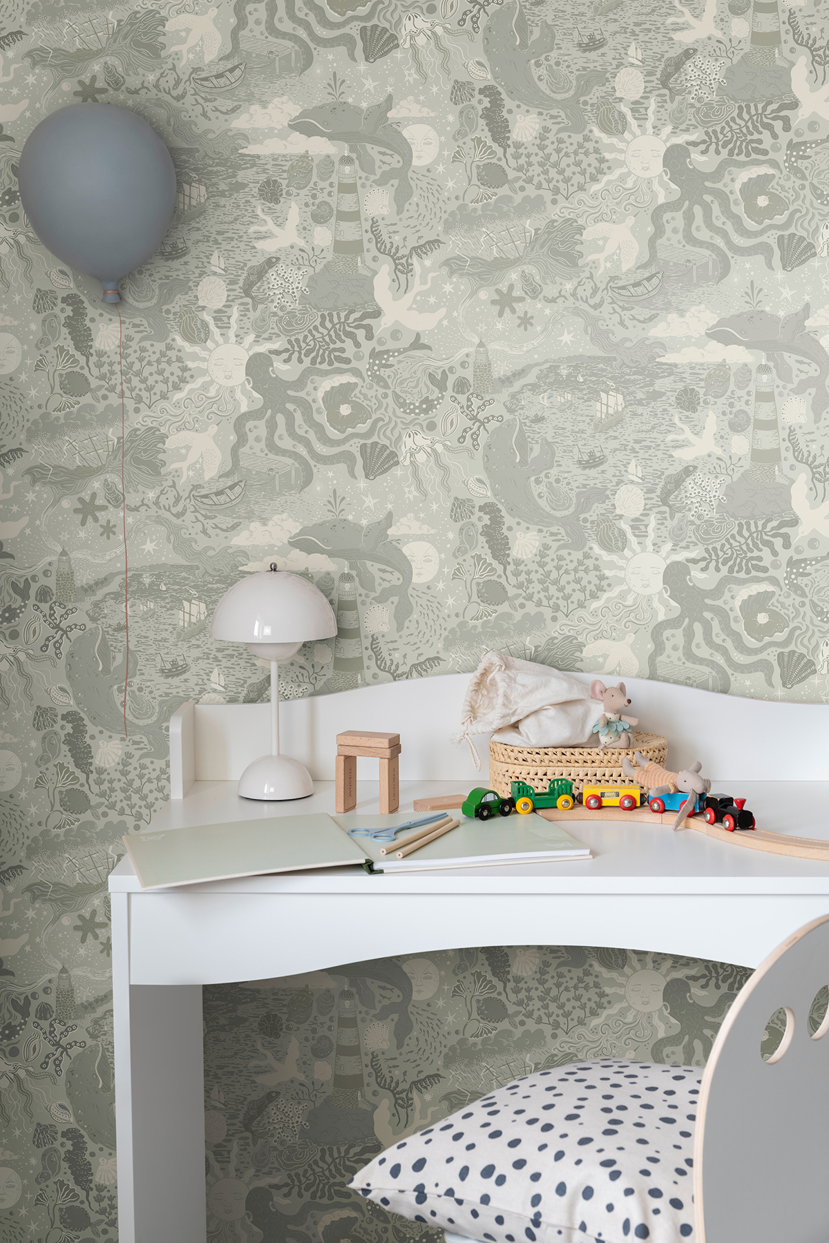 Havet Light Blue Wallpaper